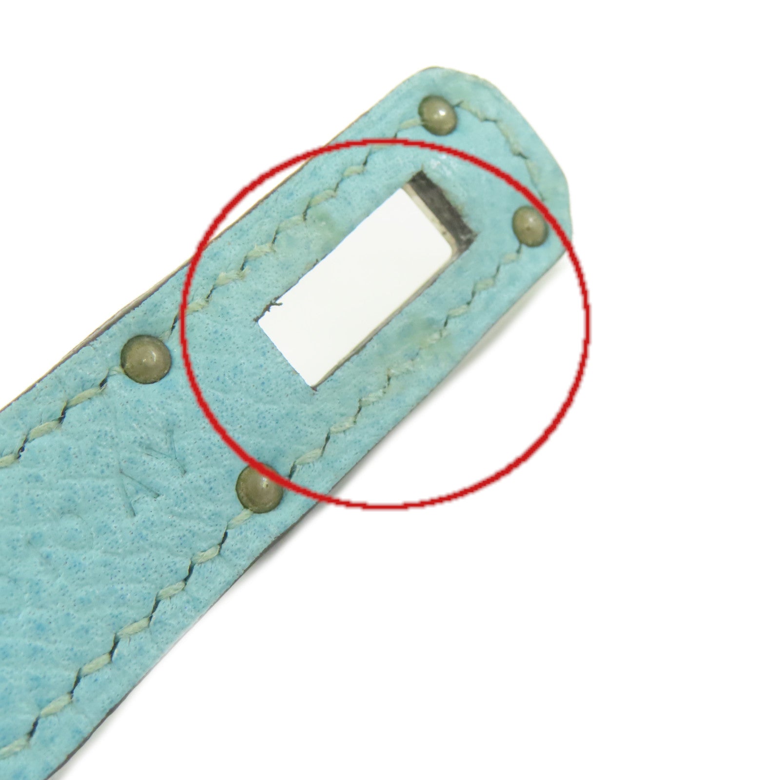 HERMES **【激減優惠】Epsom皮革Kelly Wallet銀扣長錢包湖水綠色