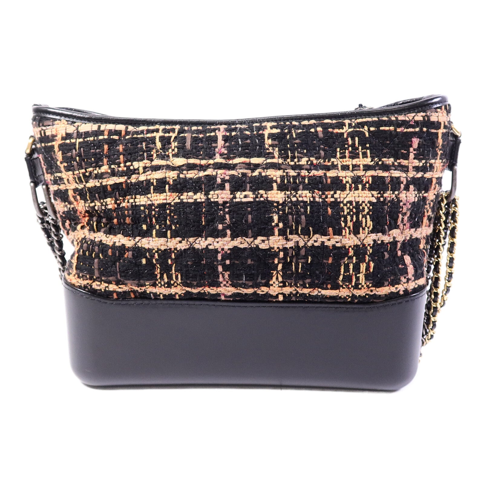 CHANEL 【激減優惠】Tweed Gabrielle Medium鏈帶肩背袋