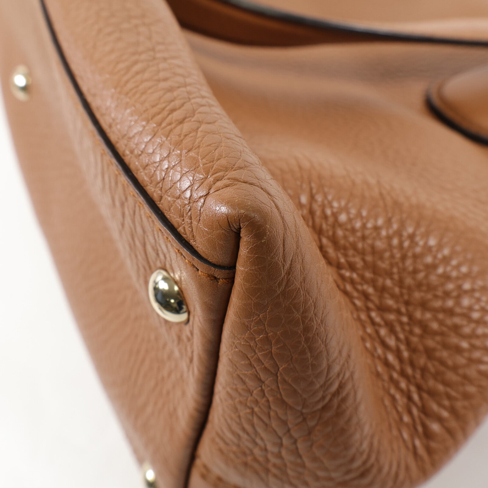 GUCCI 牛皮皮革Shoulder Bag金扣手挽肩背兩用袋