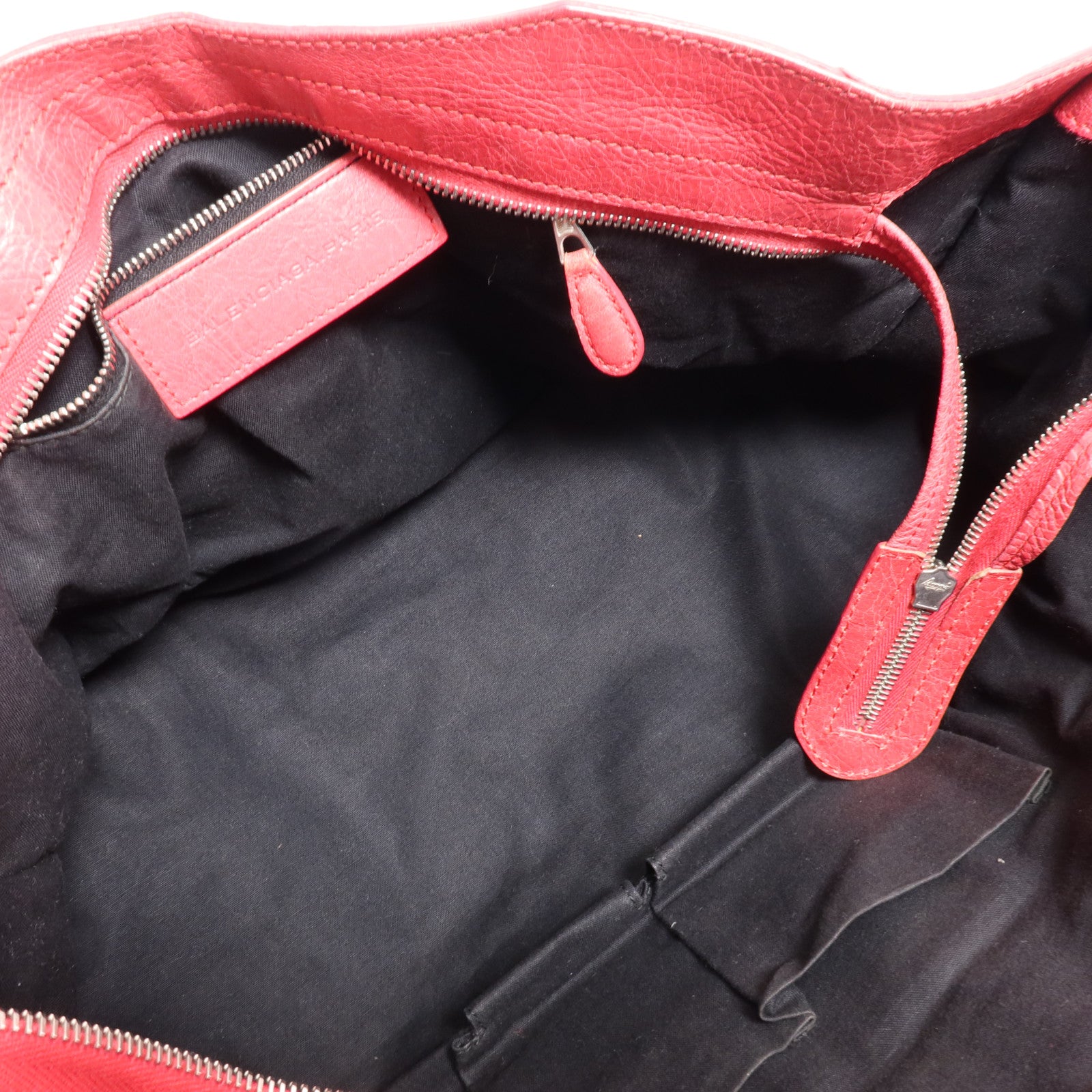 BALENCIAGA 牛皮皮革Giant City銀扣手挽肩背兩用袋