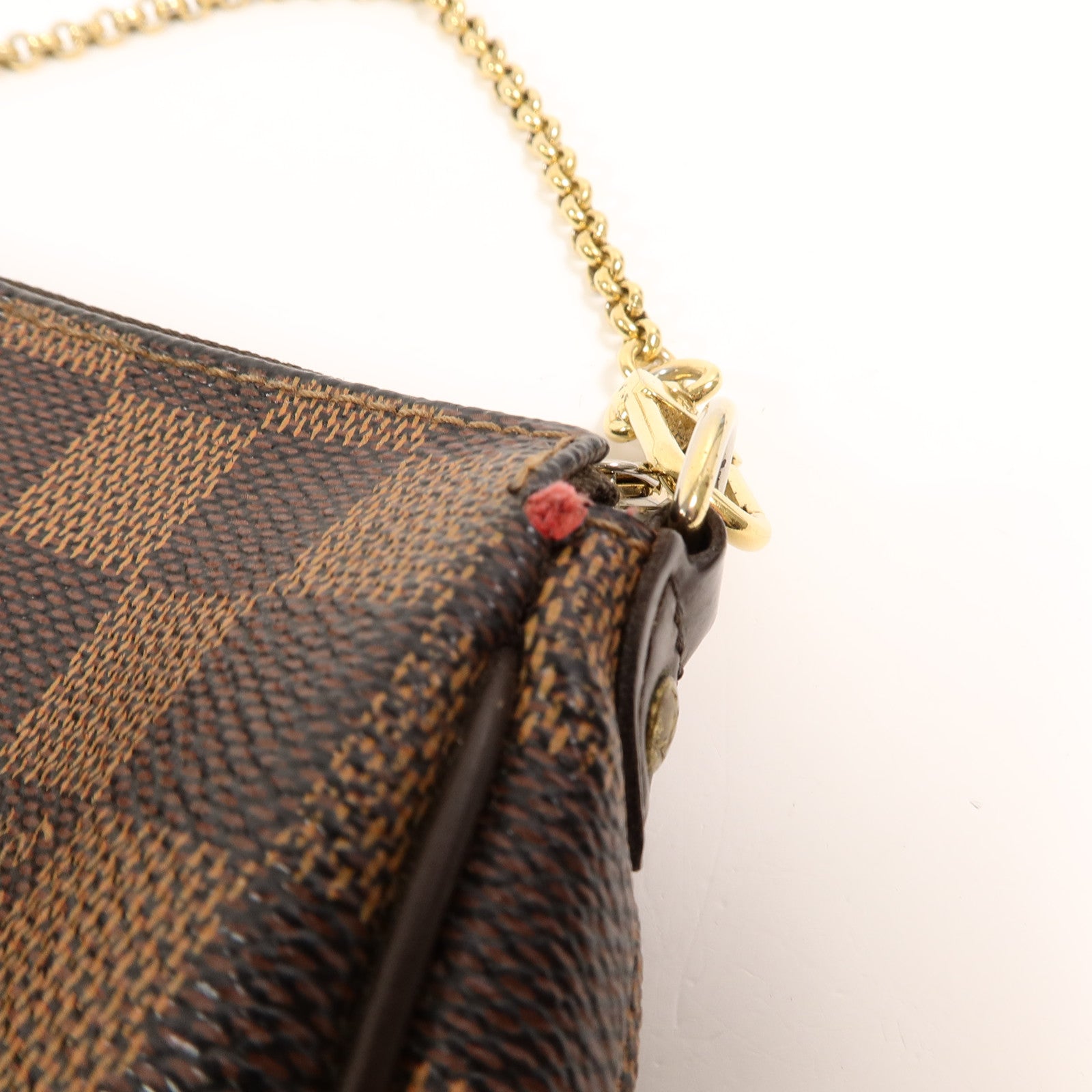 LOUIS VUITTON Damier Eva鏈帶手挽肩背兩用袋