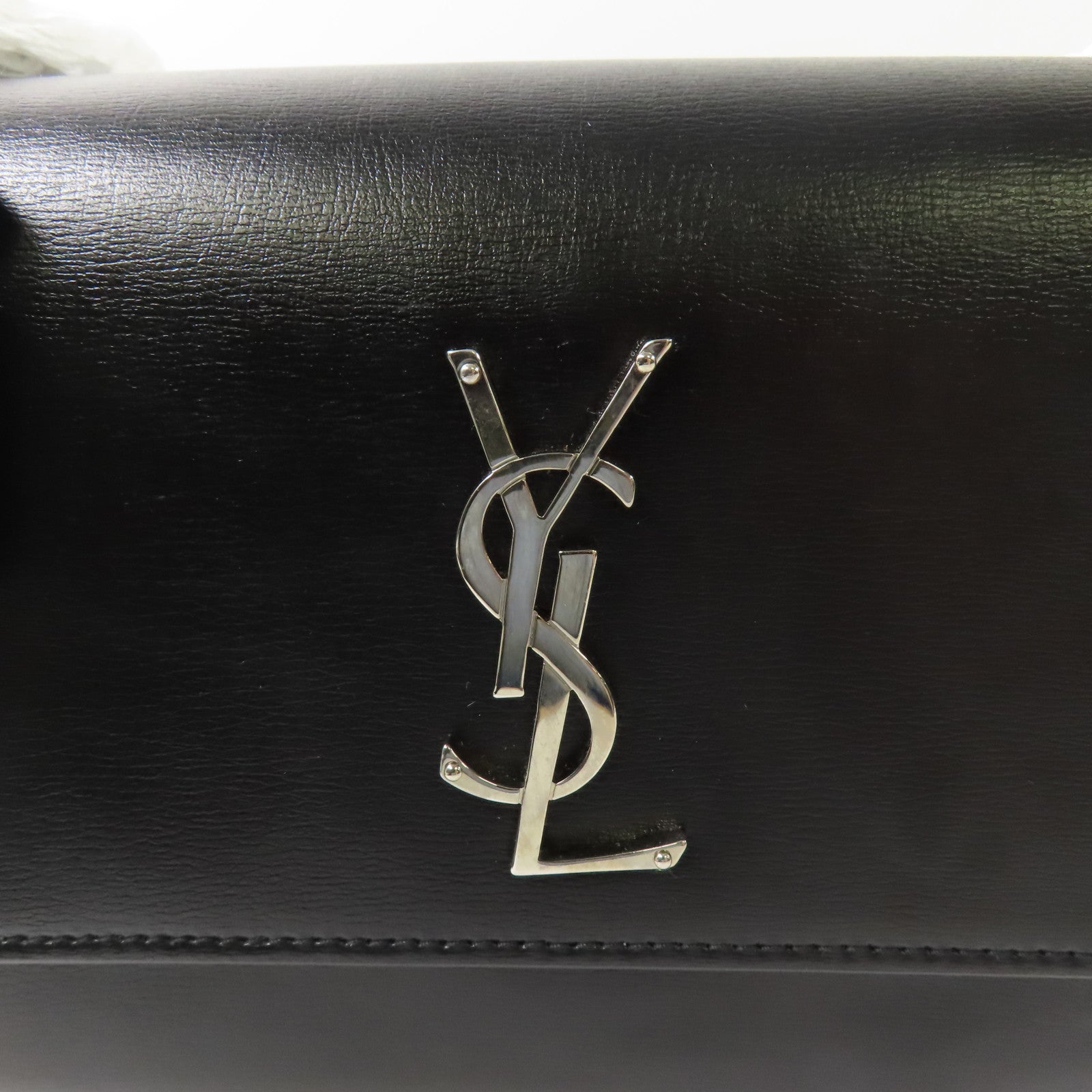 SAINT LAURENT 牛皮皮革Sunset Medium銀扣肩背袋