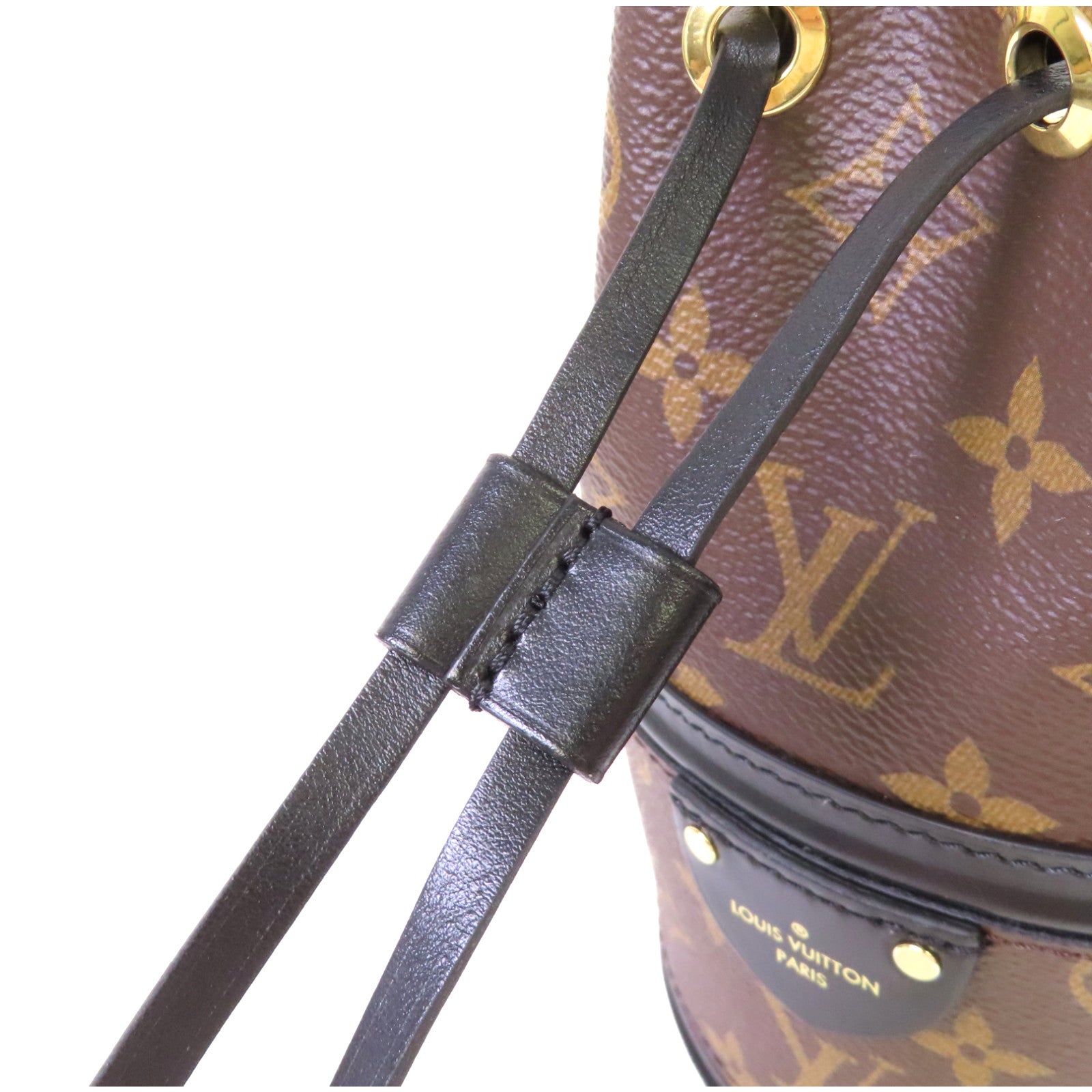 LOUIS VUITTON Monogram Canoe 2Way Shoulder Bag金扣手挽肩背兩用袋啡色
