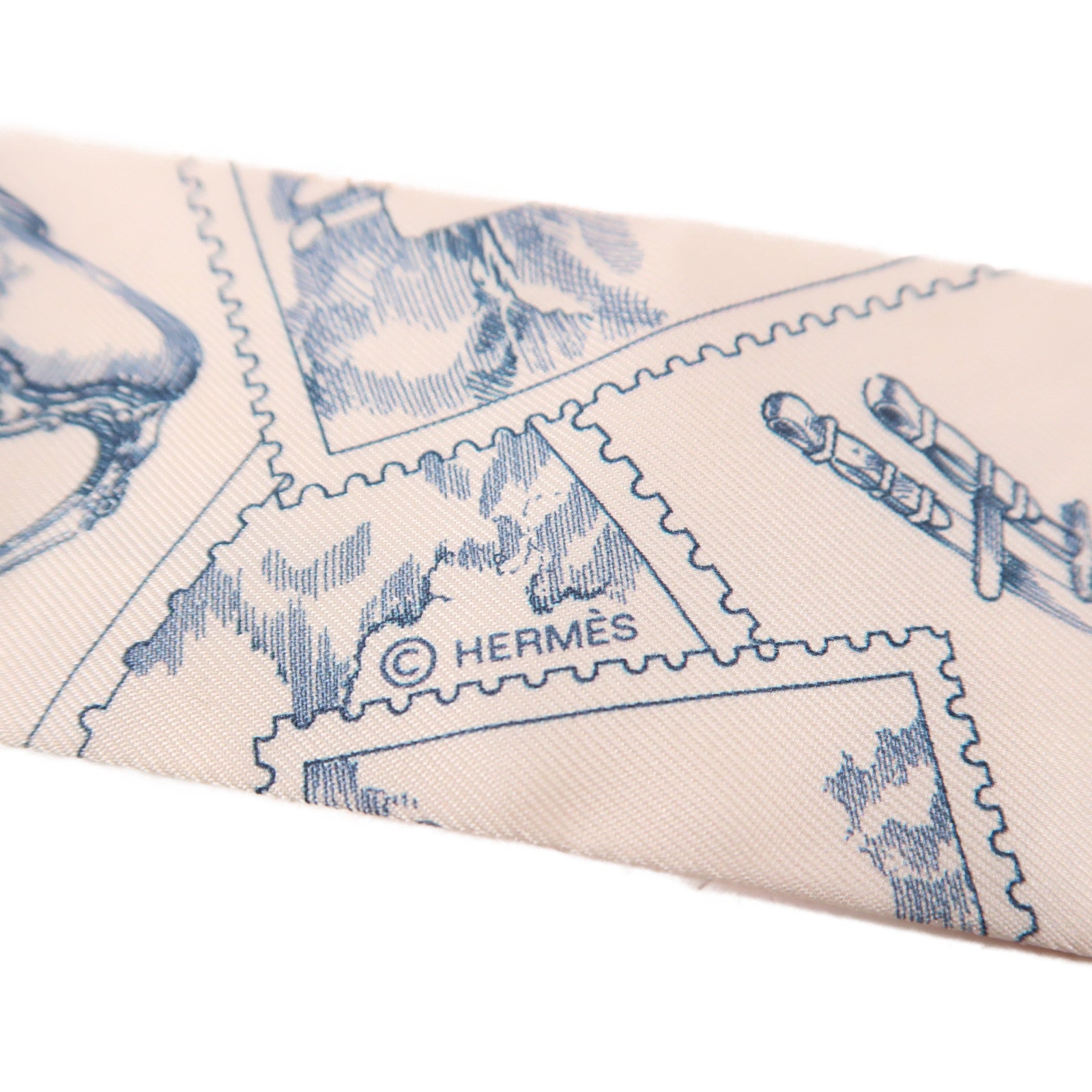 HERMES 絲質Twilly絲巾