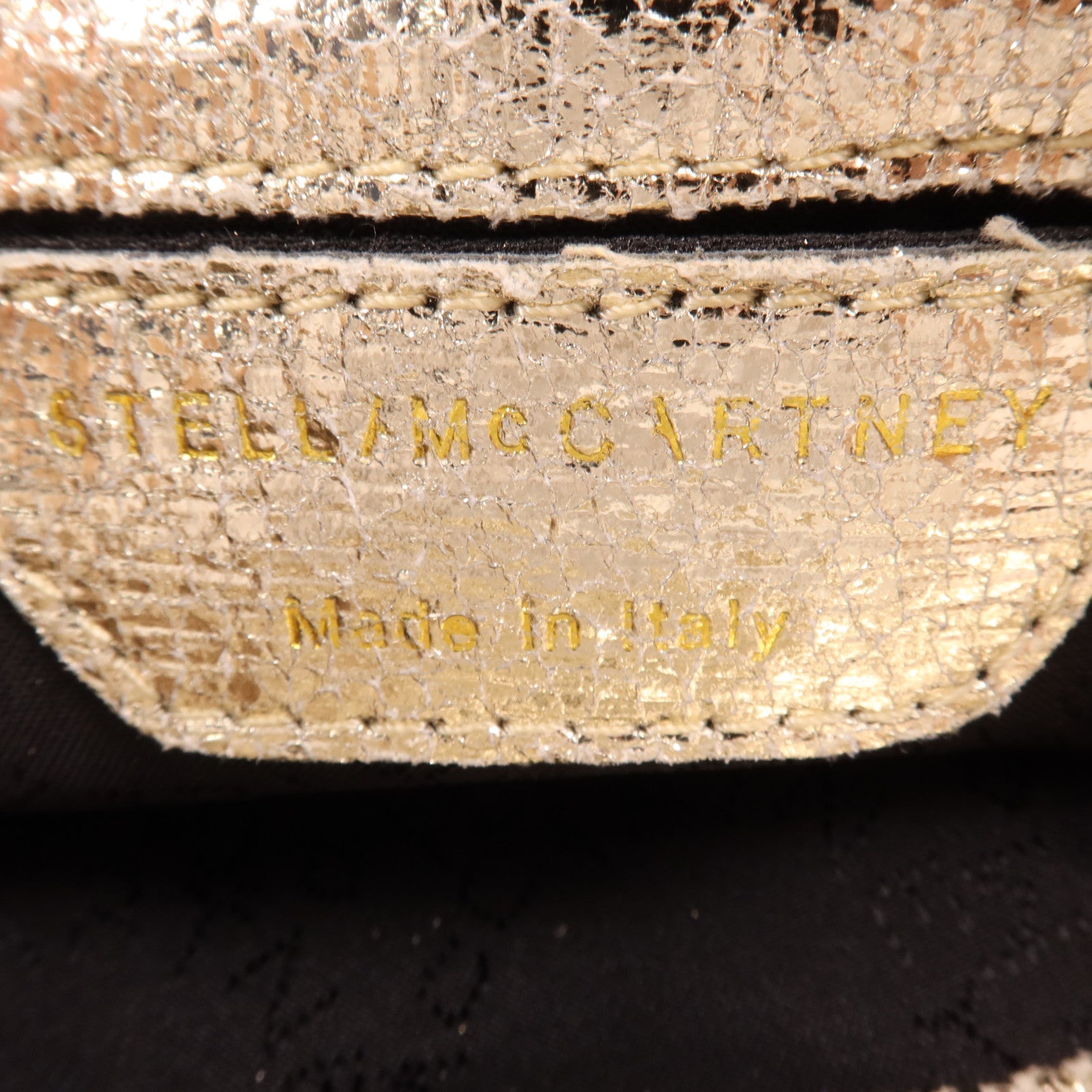 Stella McCartney 聚酯纖維Chain Shoulder金扣鏈帶肩背袋