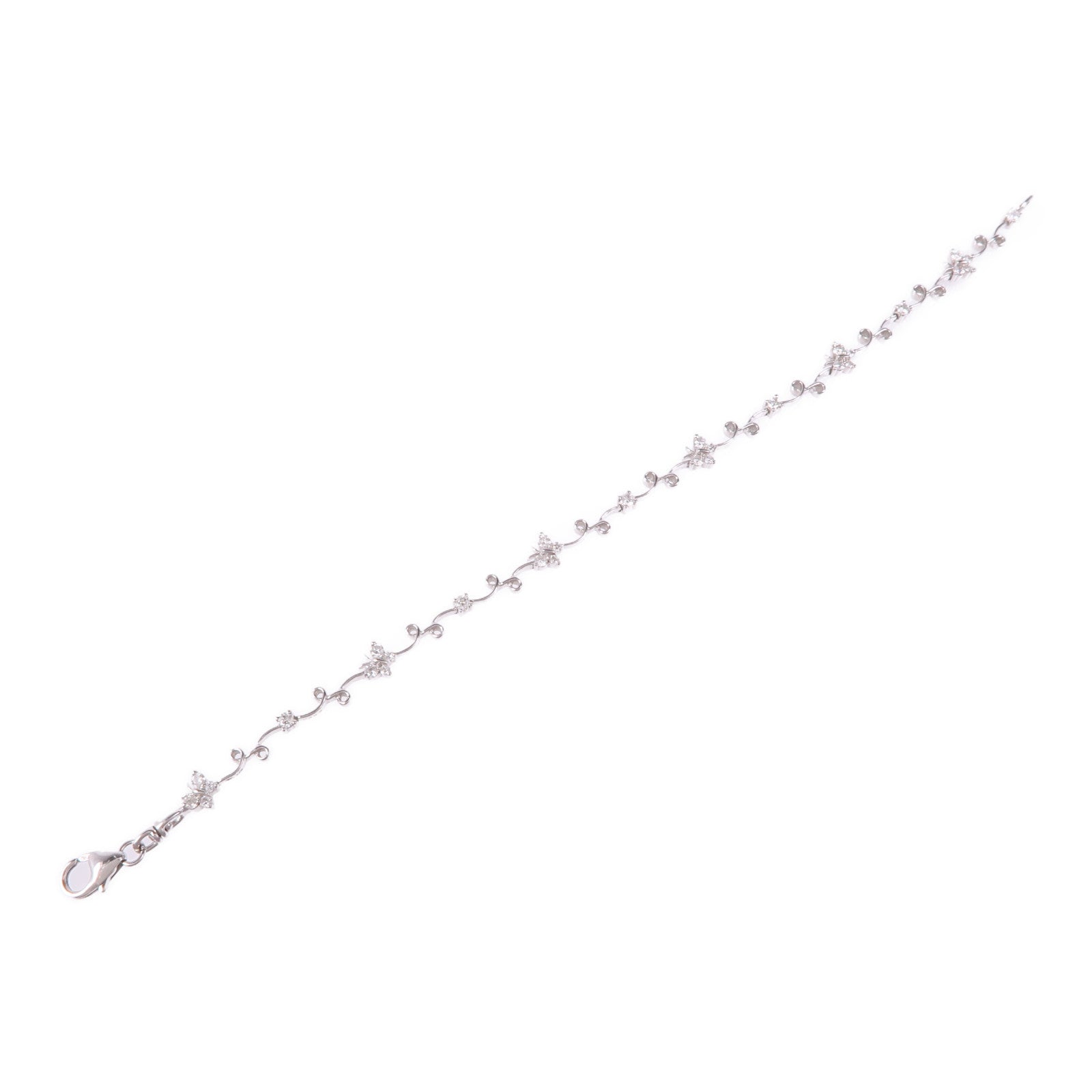 JEWELRY 【激減優惠】18K白金Diamond Bracelet鑽石手鏈