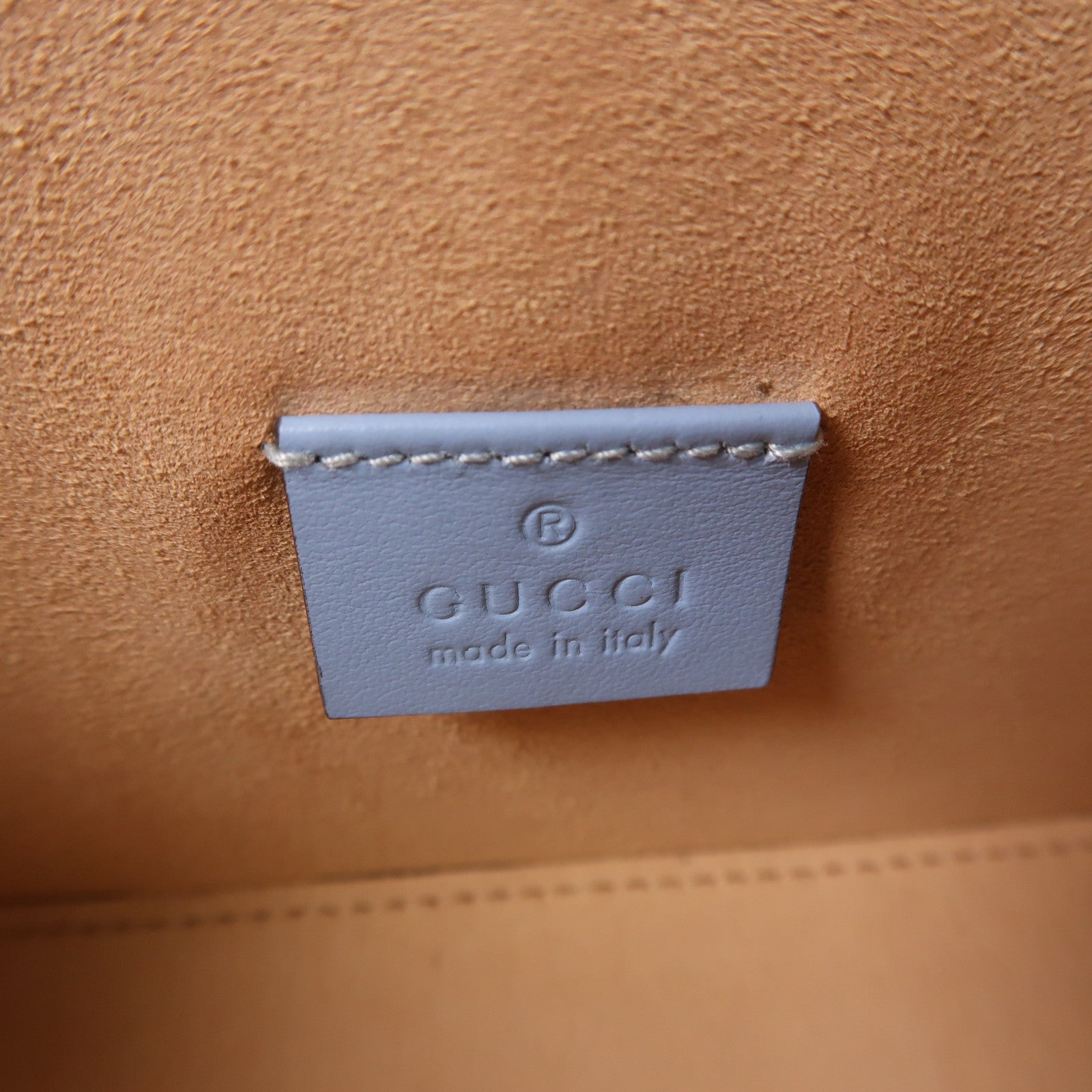 GUCCI 塗層帆布/皮革Padlock金扣手挽肩背兩用袋