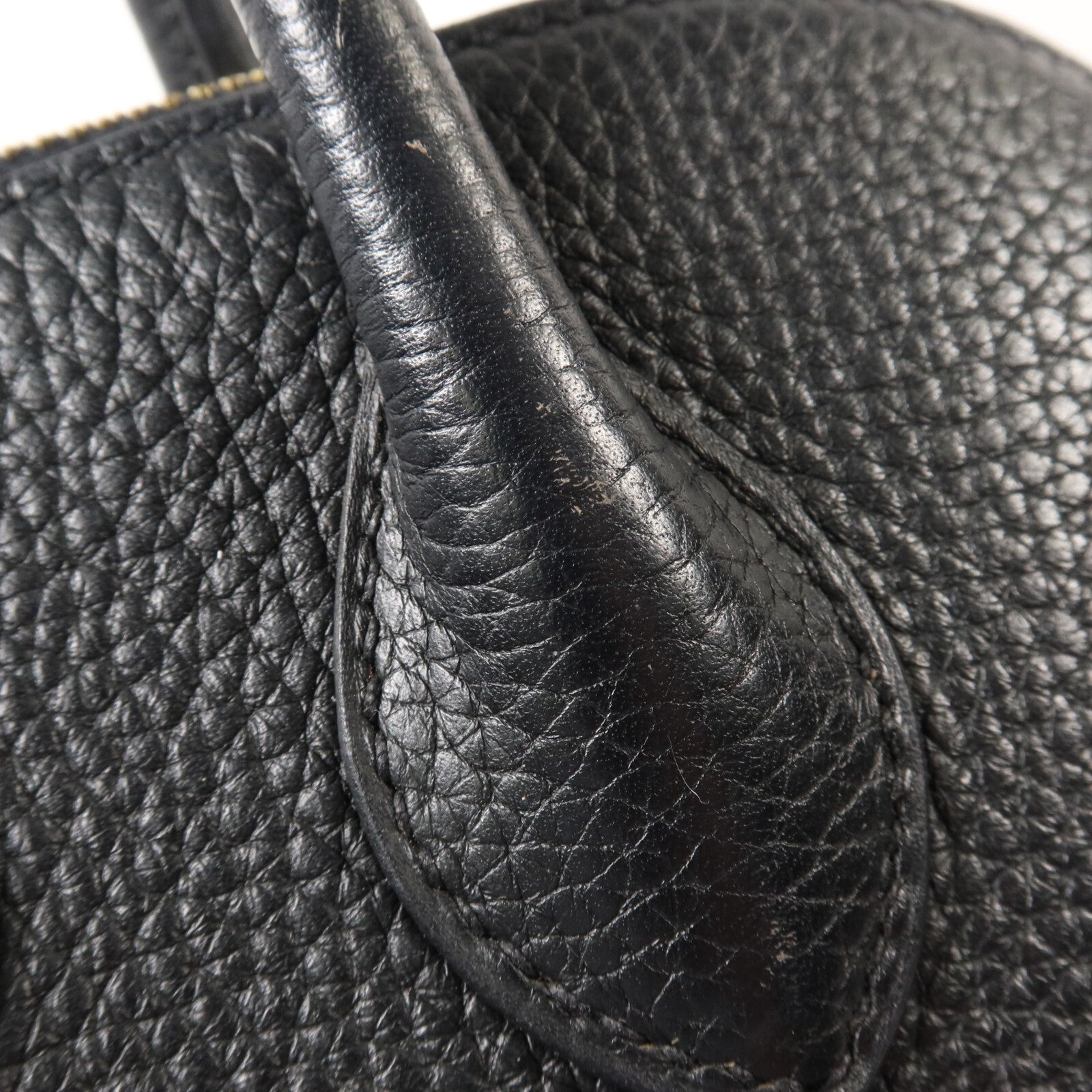 HERMES Clemence皮革Bolide 31手挽肩背兩用袋Noir