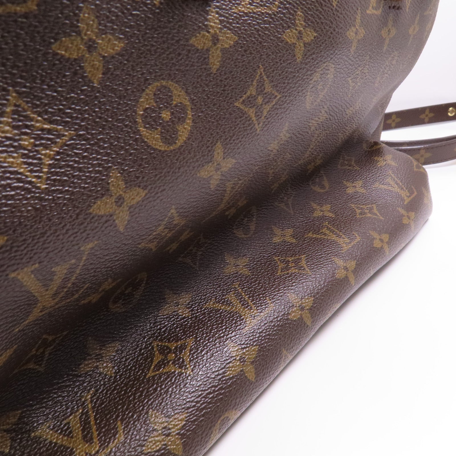 LOUIS VUITTON LV GHW Pallas MM 2 Way Shoulder Bag M40929 Monogram Brown/Yellow