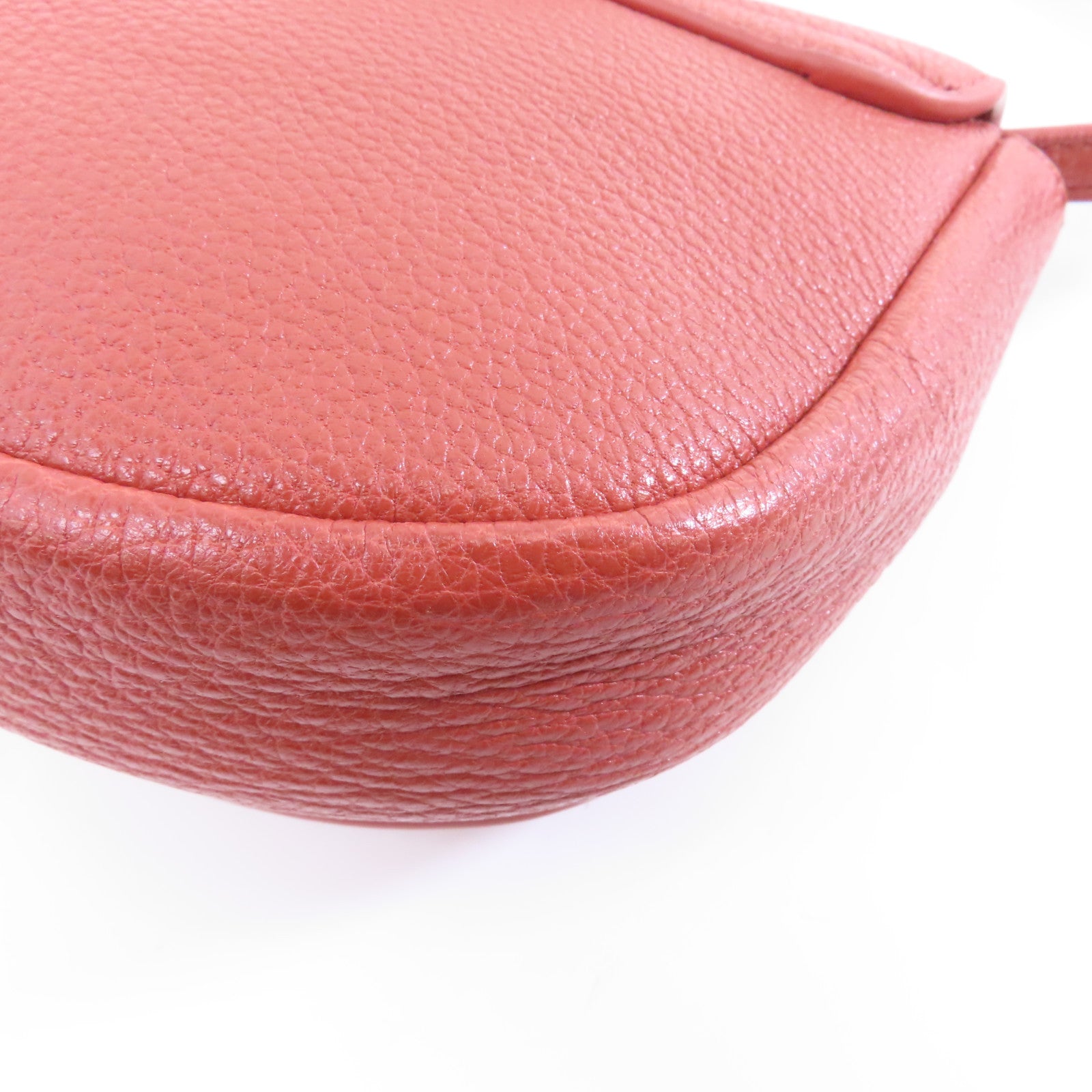 SEE BY CHLOE 牛皮皮革Shoulder Bag金扣肩背袋紅色