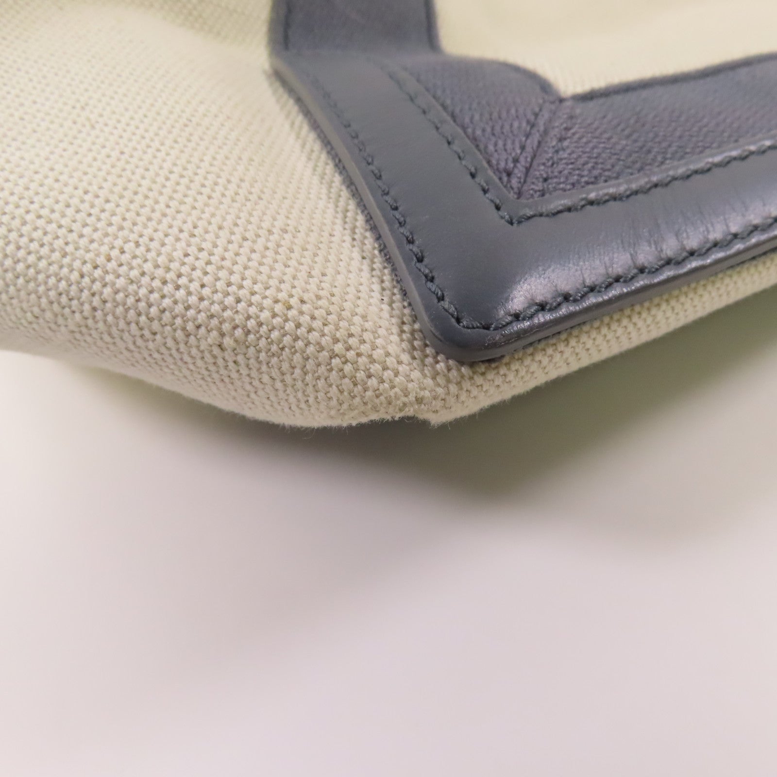 BALENCIAGA 帆布Cabas Bag銀扣手挽袋
