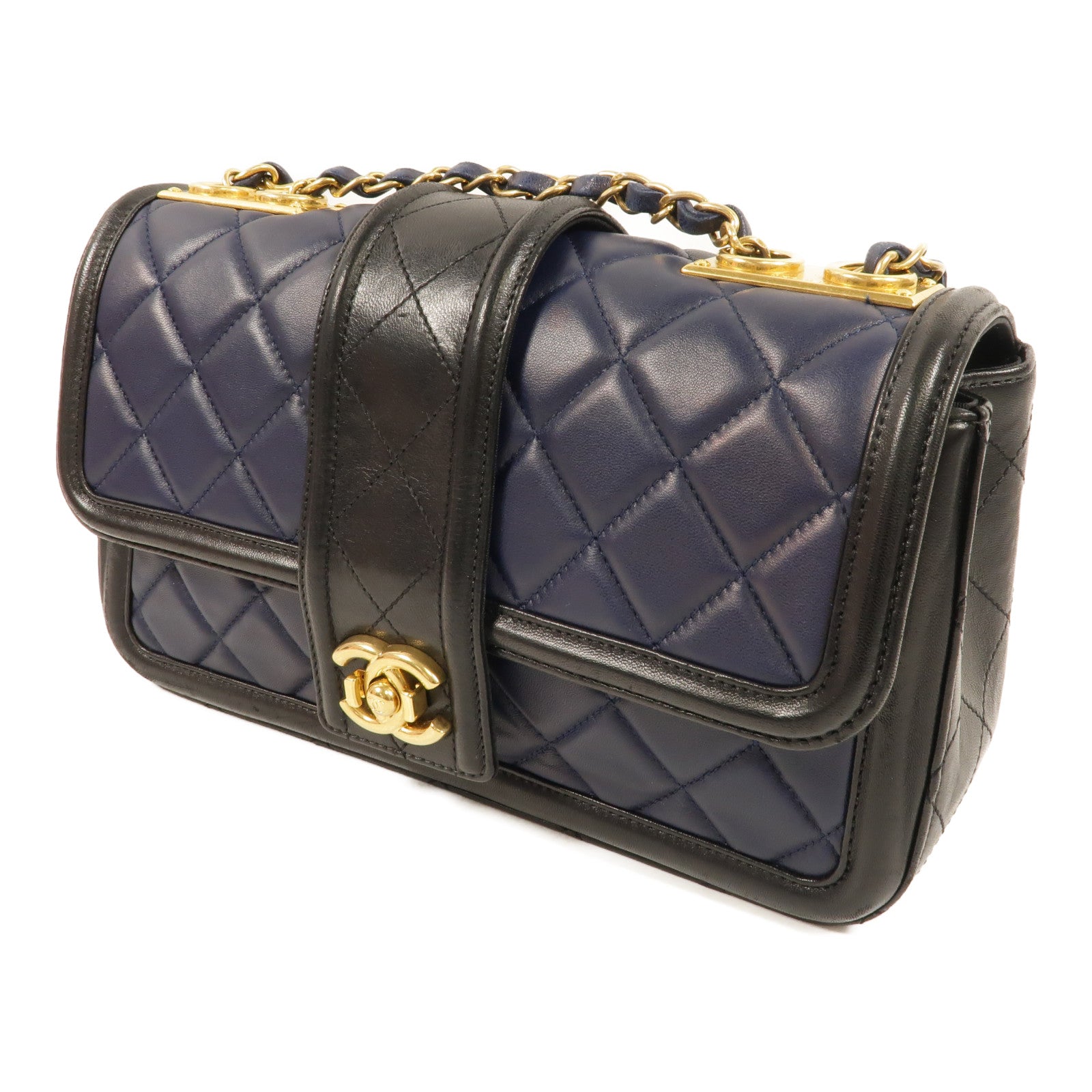CHANEL 羊皮皮革Elegant CC Flap肩背袋