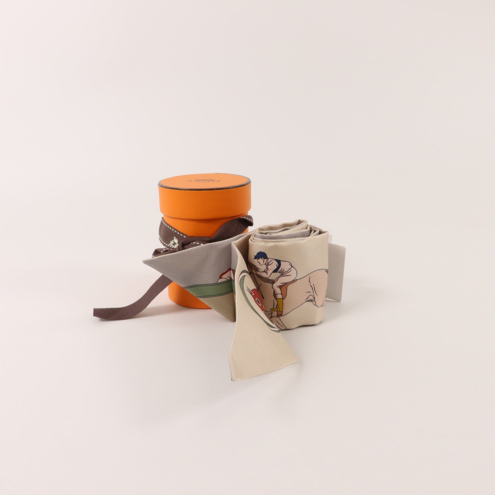 HERMES 絲質Twilly絲巾