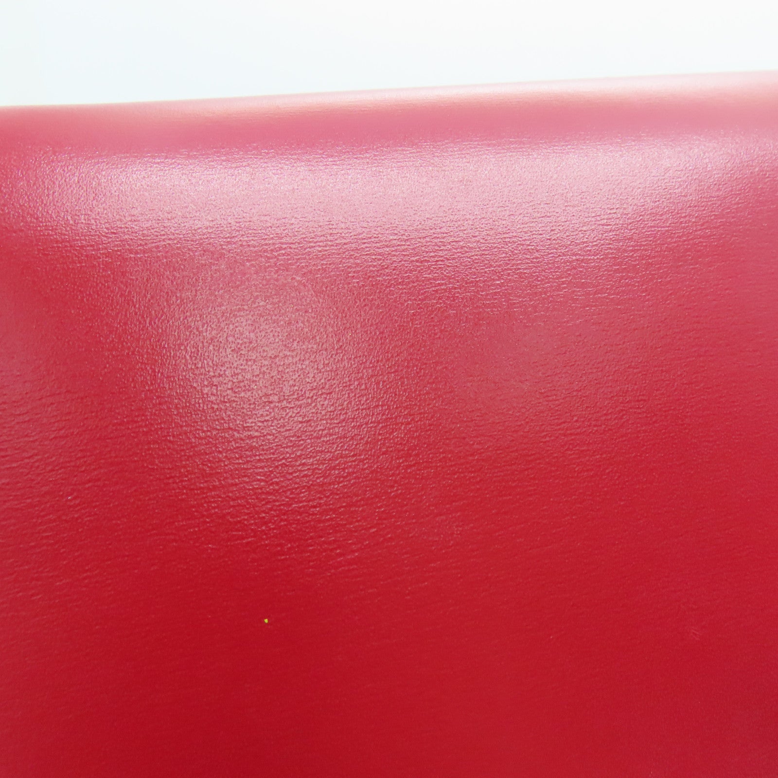 CELINE 牛皮皮革Classic Box银扣肩背袋红色