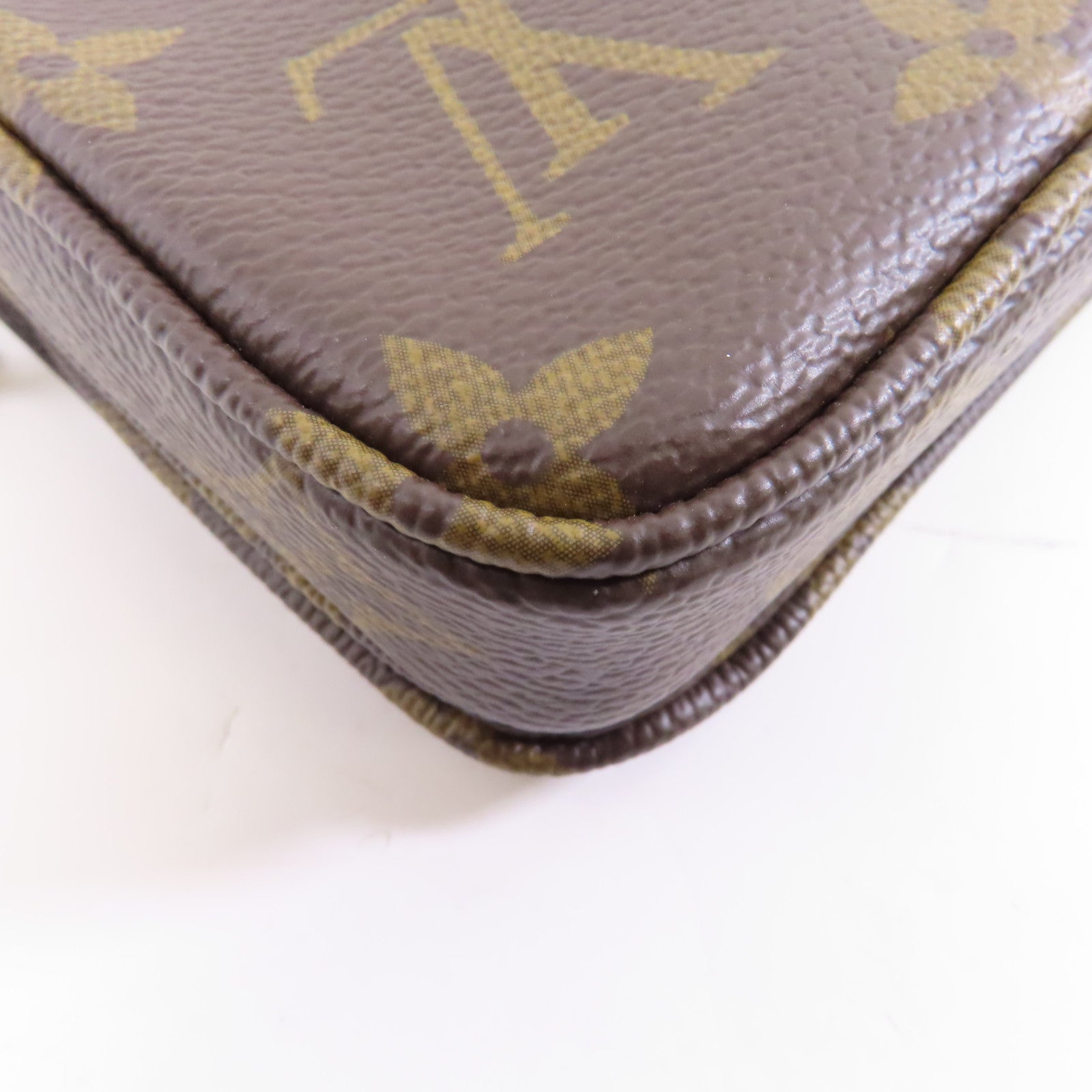 LOUIS VUITTON Monogram Micro Metis金扣手挽肩背兩用袋棕色