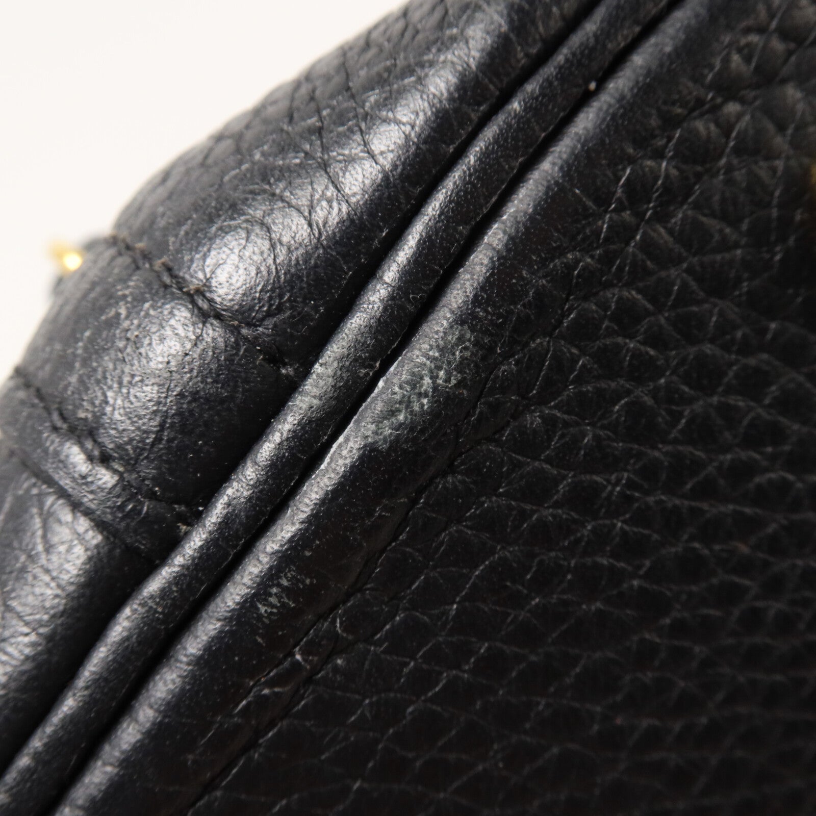 HERMES Clemence皮革Bolide 31手挽肩背兩用袋Noir
