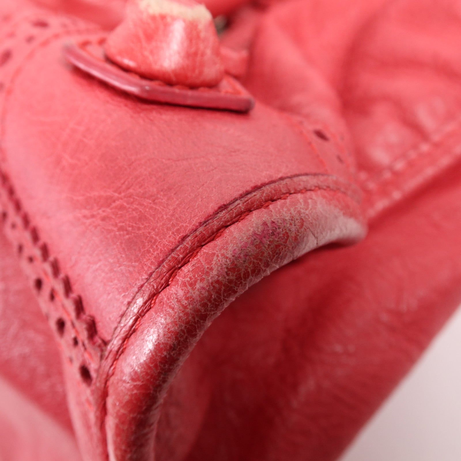 BALENCIAGA 牛皮皮革Giant City銀扣手挽肩背兩用袋