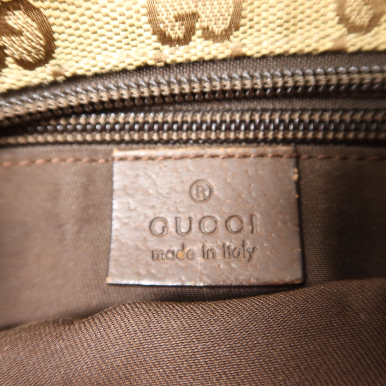 GUCCI 帆布Shoulder Bag肩背袋