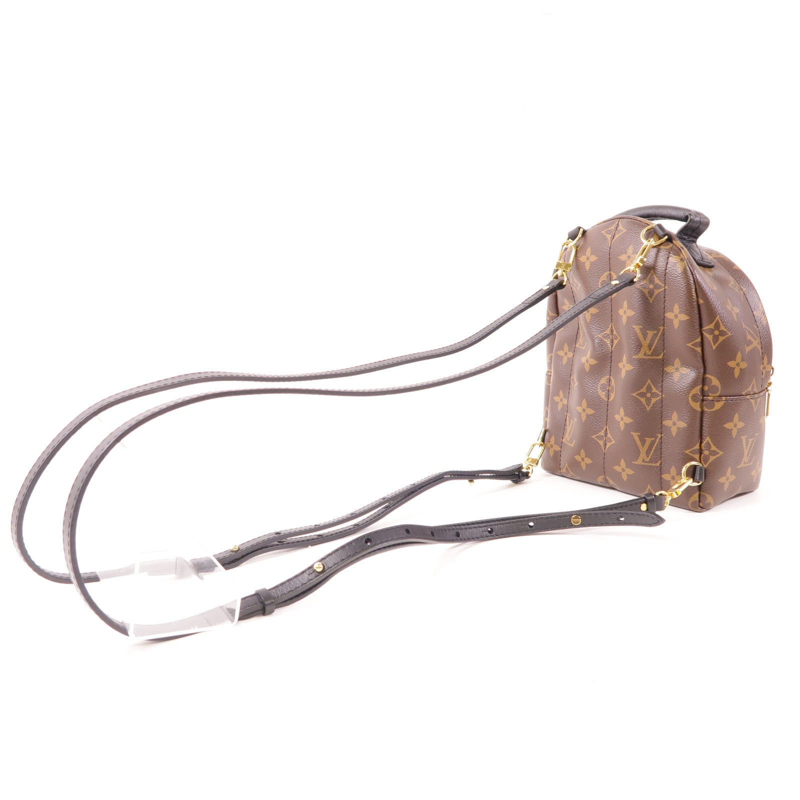 LOUIS VUITTON LV GHW Palm Spring Mini Backpack Monogram M44873 Brown