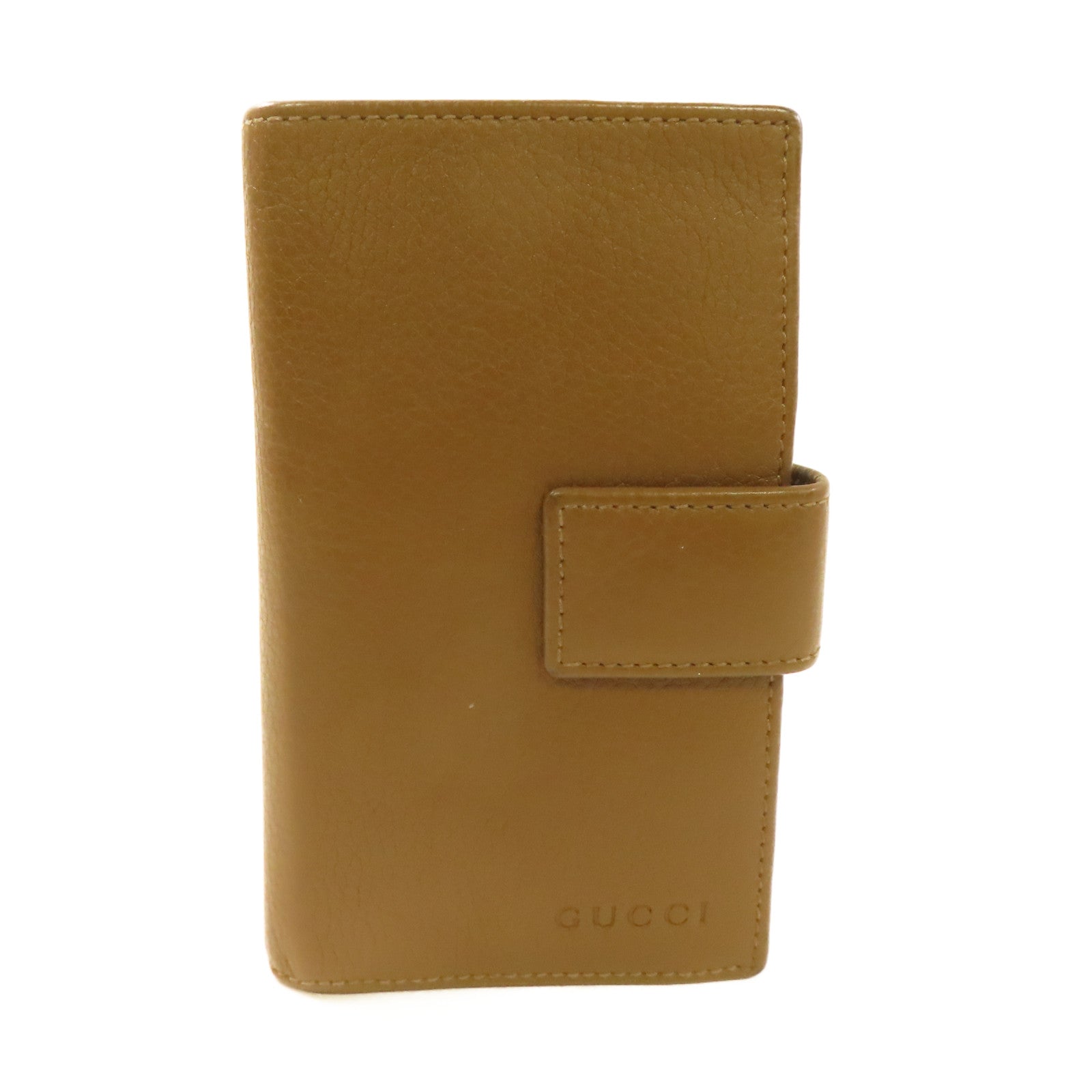 GUCCI 【激減優惠】牛皮皮革Long Wallet長錢包啡色
