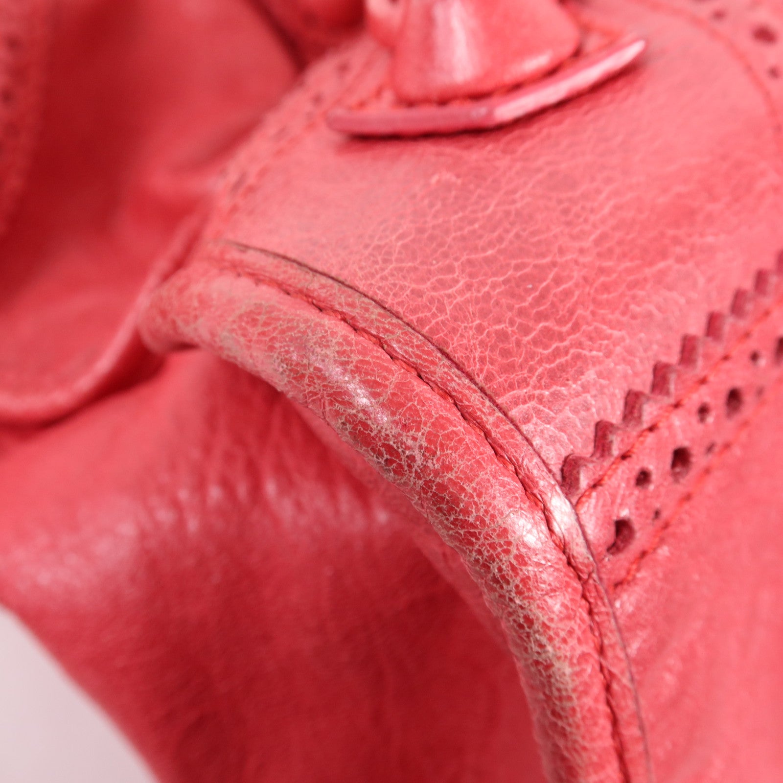 BALENCIAGA 牛皮皮革Giant City銀扣手挽肩背兩用袋