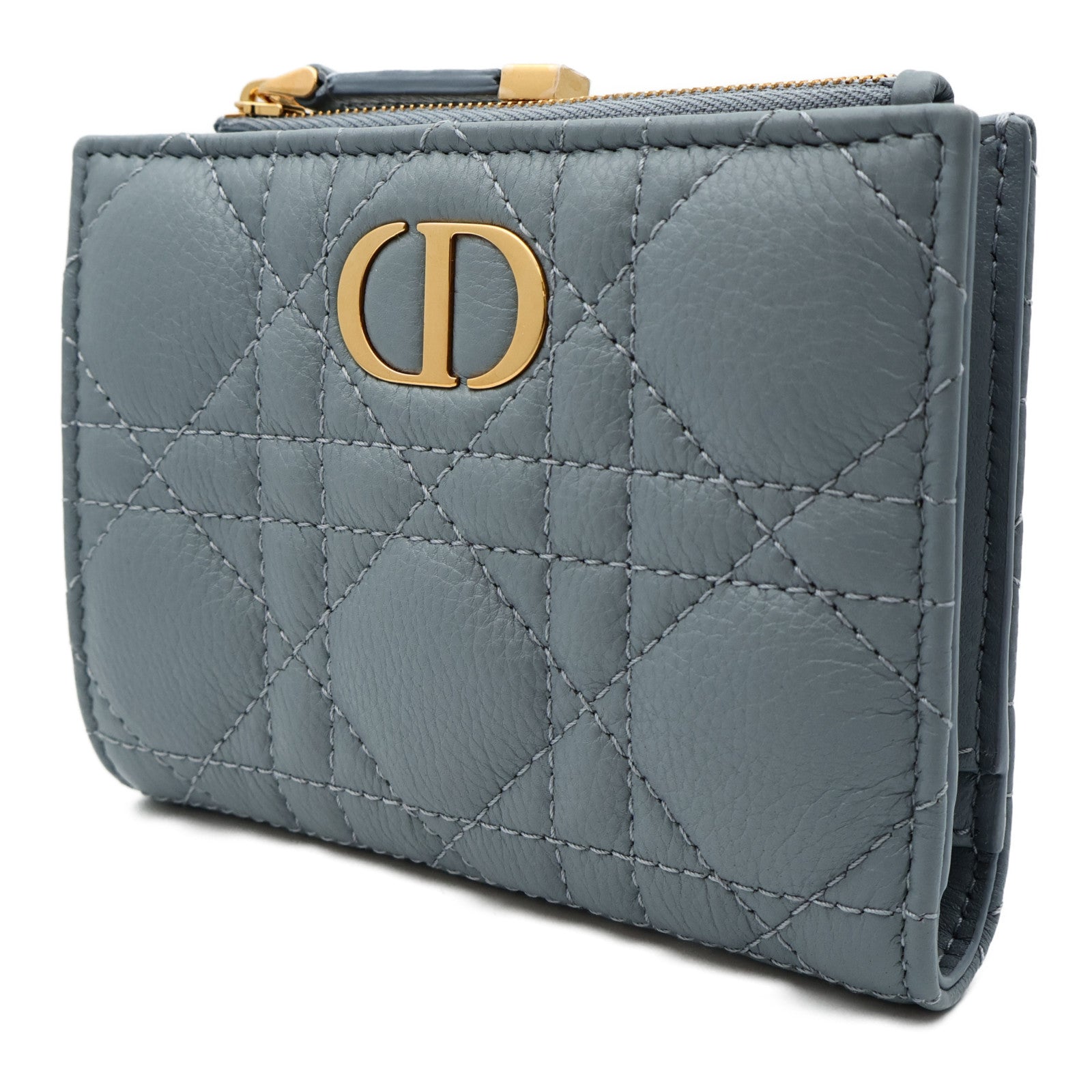 Dior 牛皮皮革Wallet金扣錢包