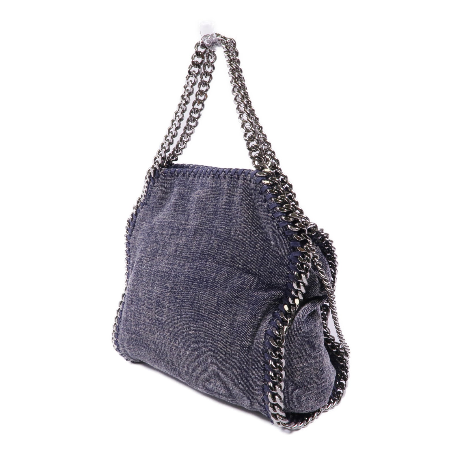 Stella McCartney 牛仔布2 Way Shoulder銀扣手挽肩背兩用袋