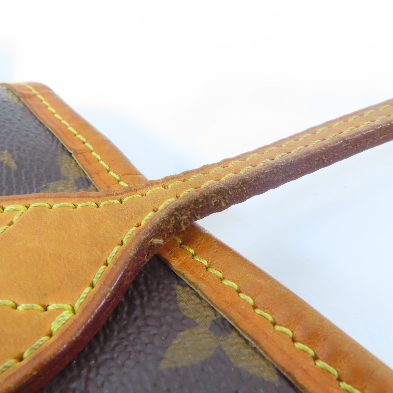 LOUIS VUITTON Monogram Neverfull MM金扣手挽袋啡色