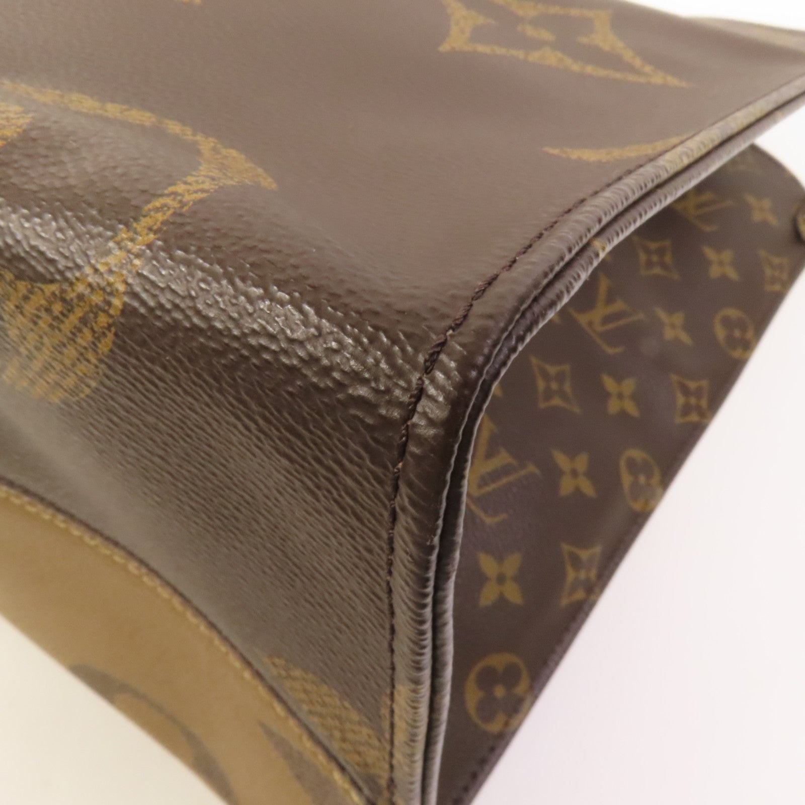 LOUIS VUITTON 【激減優惠】Monogram Giant Reverse On The Go GM金扣手挽肩背兩用袋