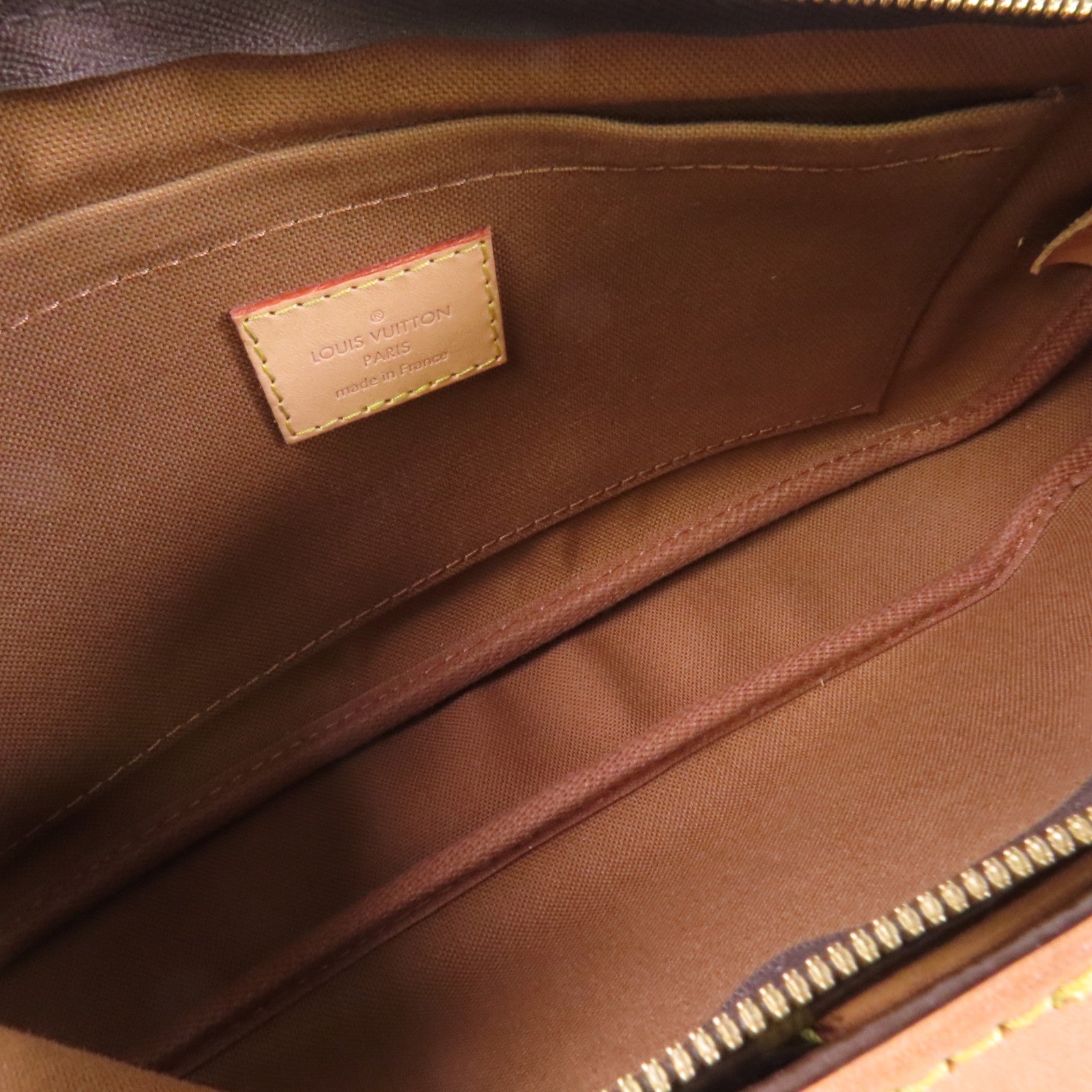 LOUIS VUITTON Monogram Mini Pochette Accessoirs金扣手挽肩背兩用袋