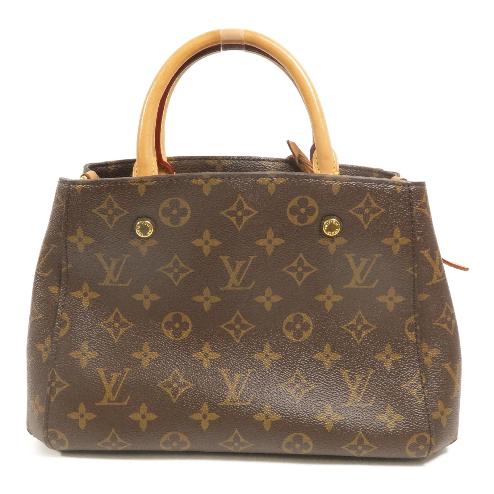 LOUIS VUITTON Monogram Montaigne BB金扣手挽肩背兩用袋