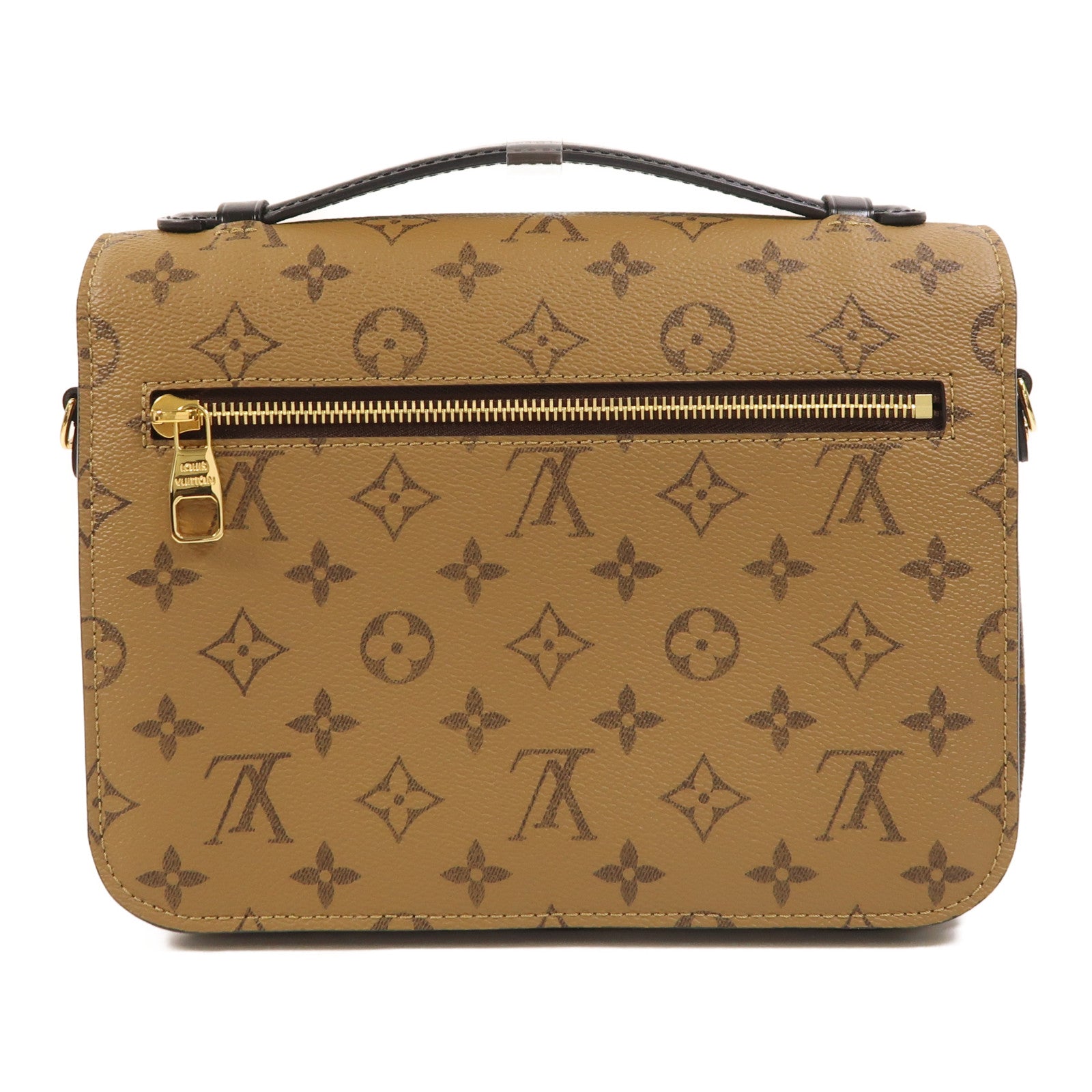 LOUIS VUITTON Monogram Reverse Pochette Metis金扣手挽肩背兩用袋