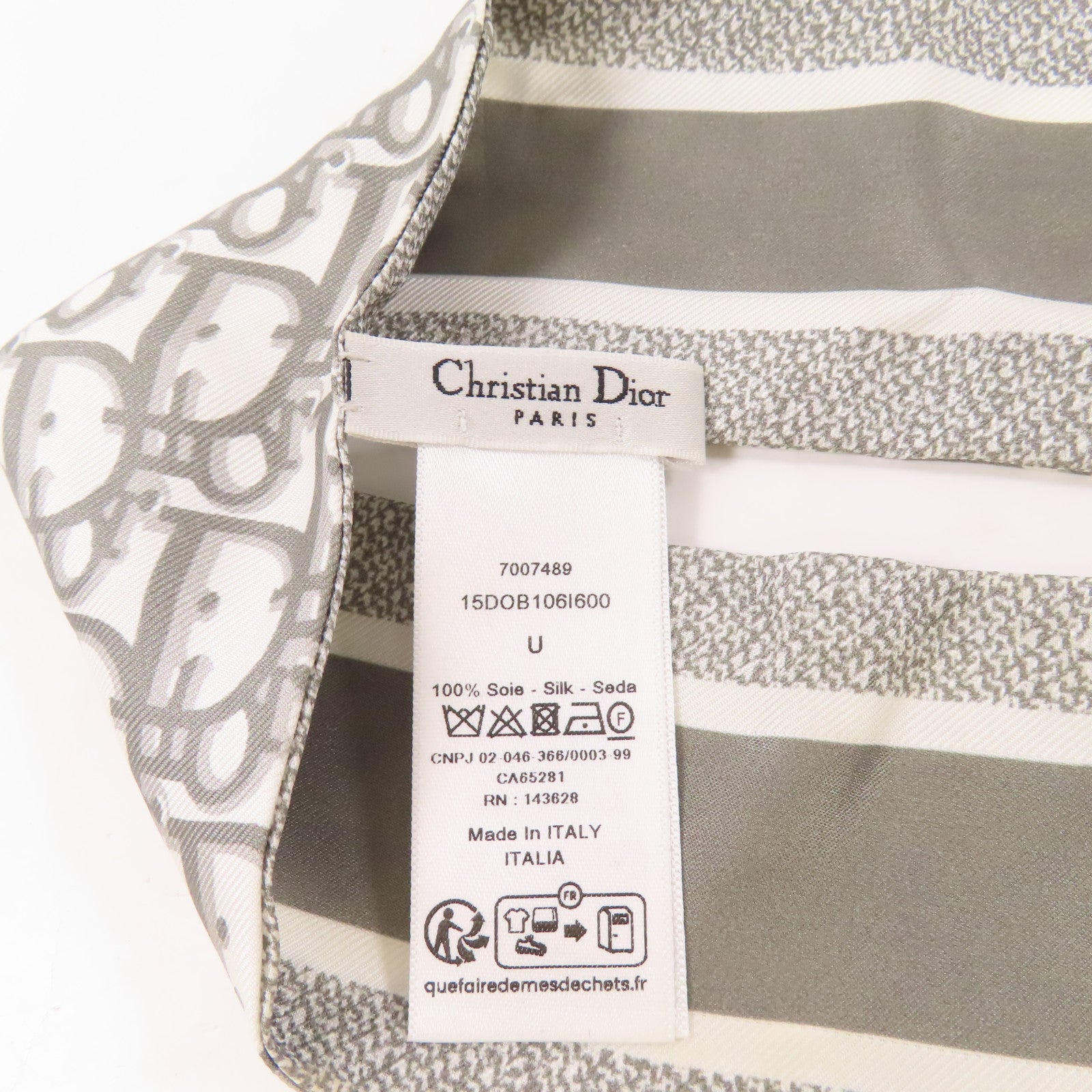 Dior 絲質Scarf絲巾