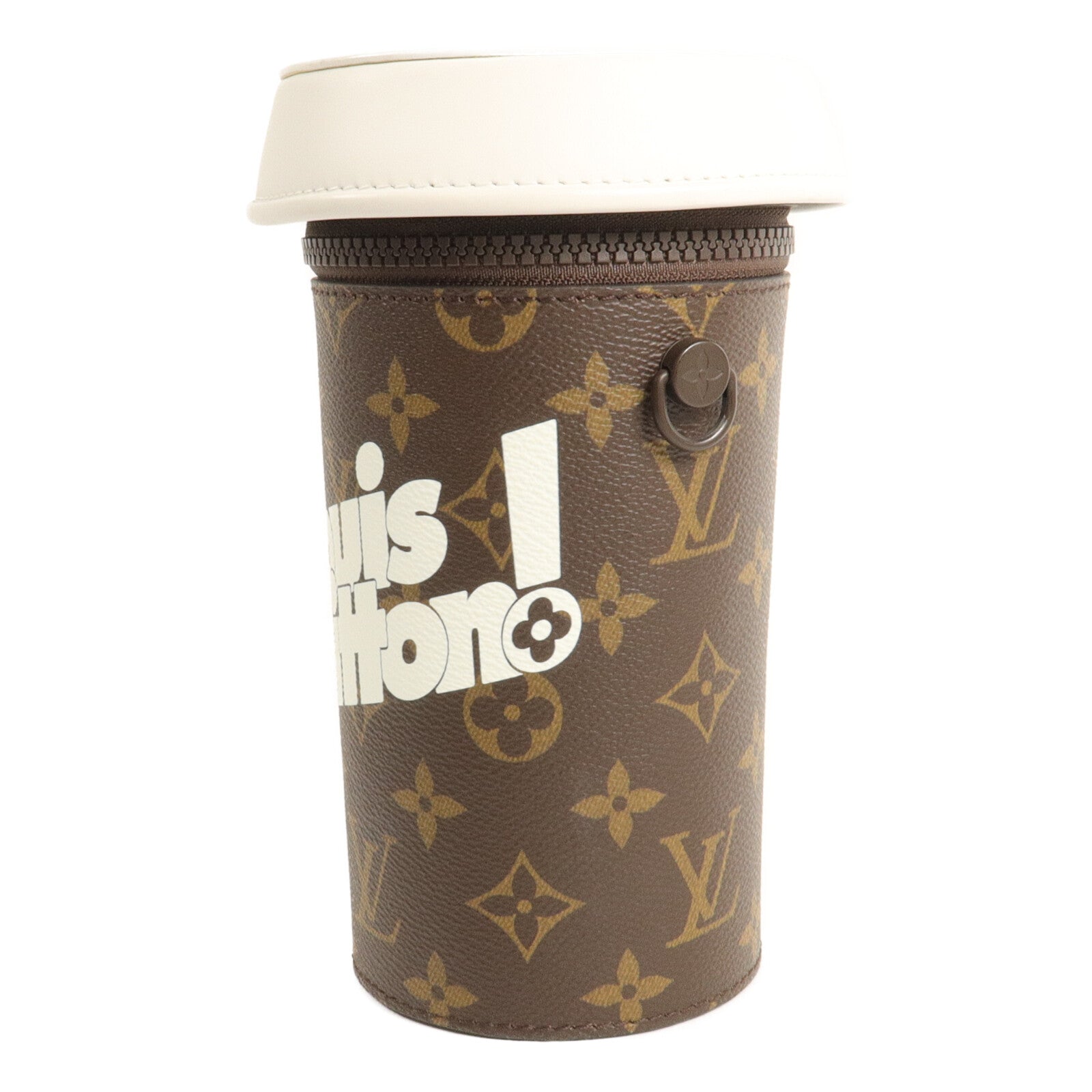 LOUIS VUITTON Monogram Coffee Cup Pouch肩背袋