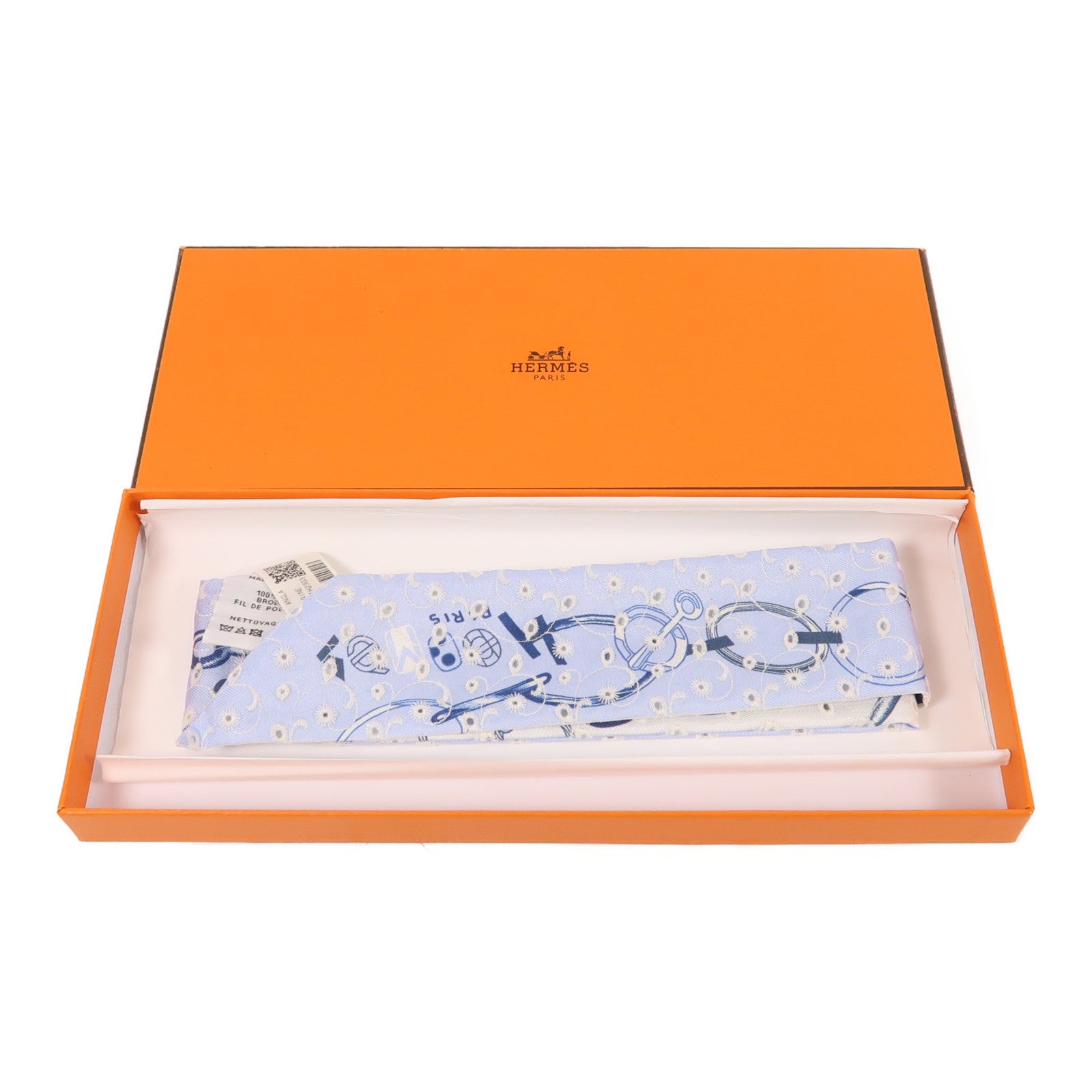 HERMES 【激減優惠】絲質Twilly絲巾