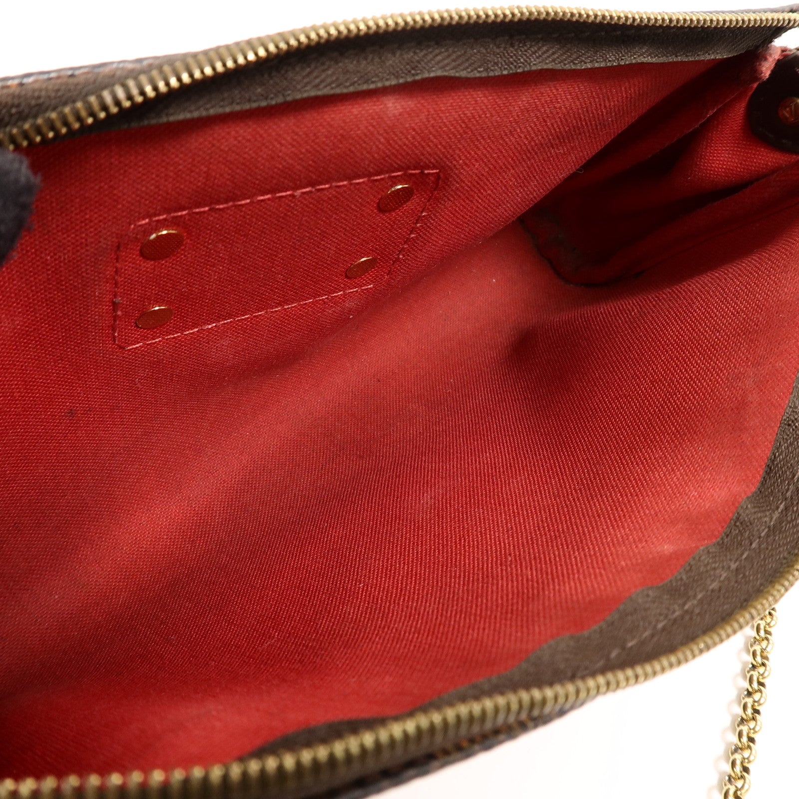 LOUIS VUITTON Damier Eva鏈帶手挽肩背兩用袋
