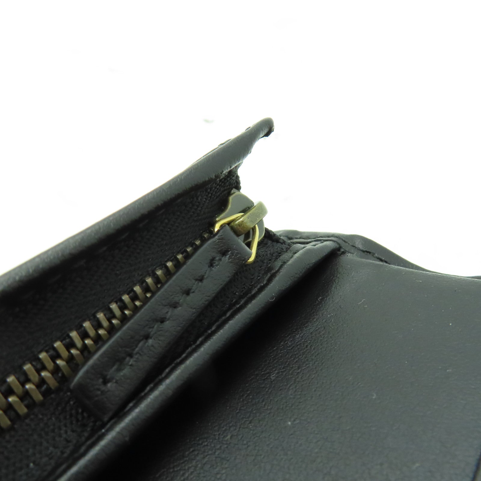 GUCCI 牛皮皮革GG Marmont Wallet金扣錢包黒色