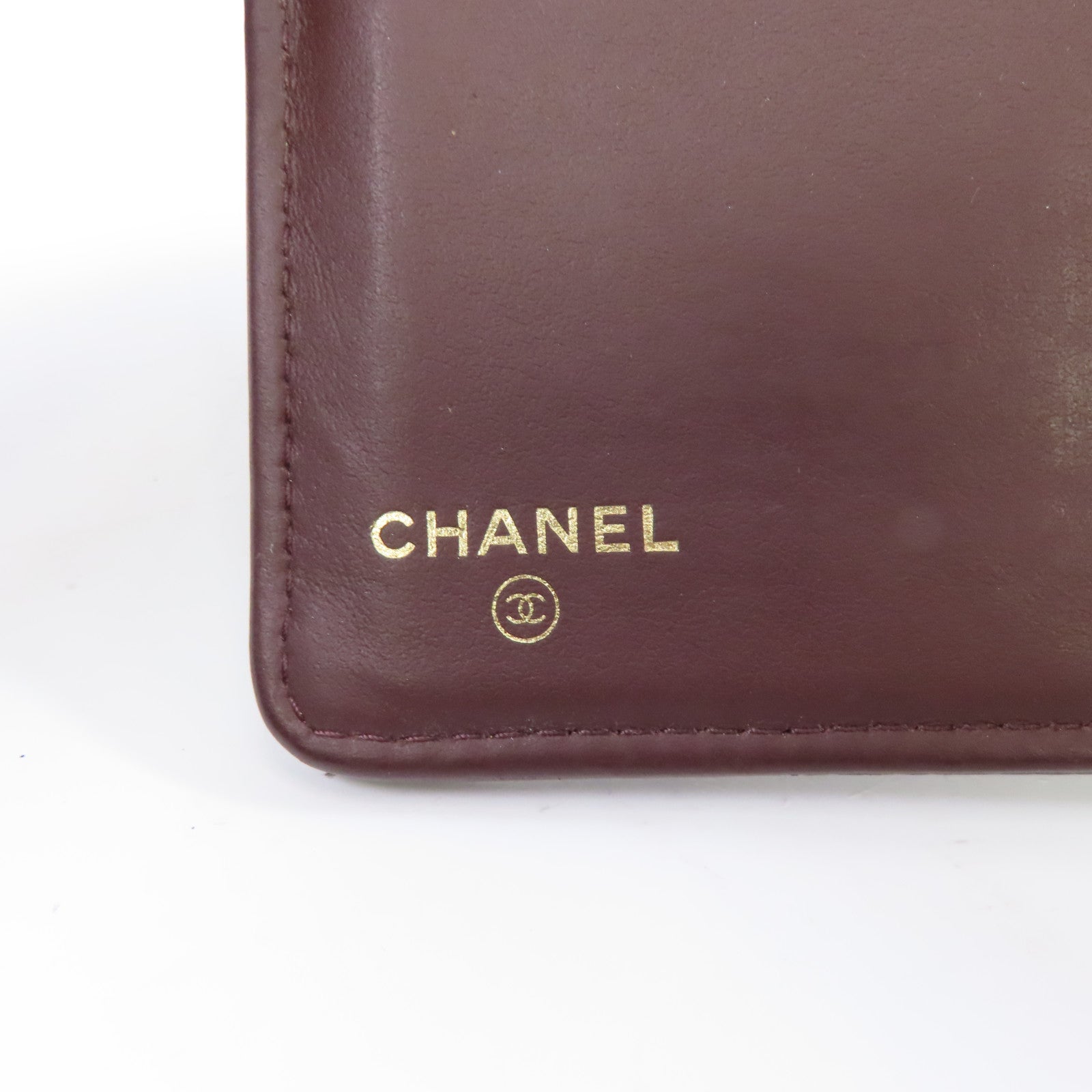 CHANEL 菱格Caviar皮革Long Wallet金扣長錢包黑色