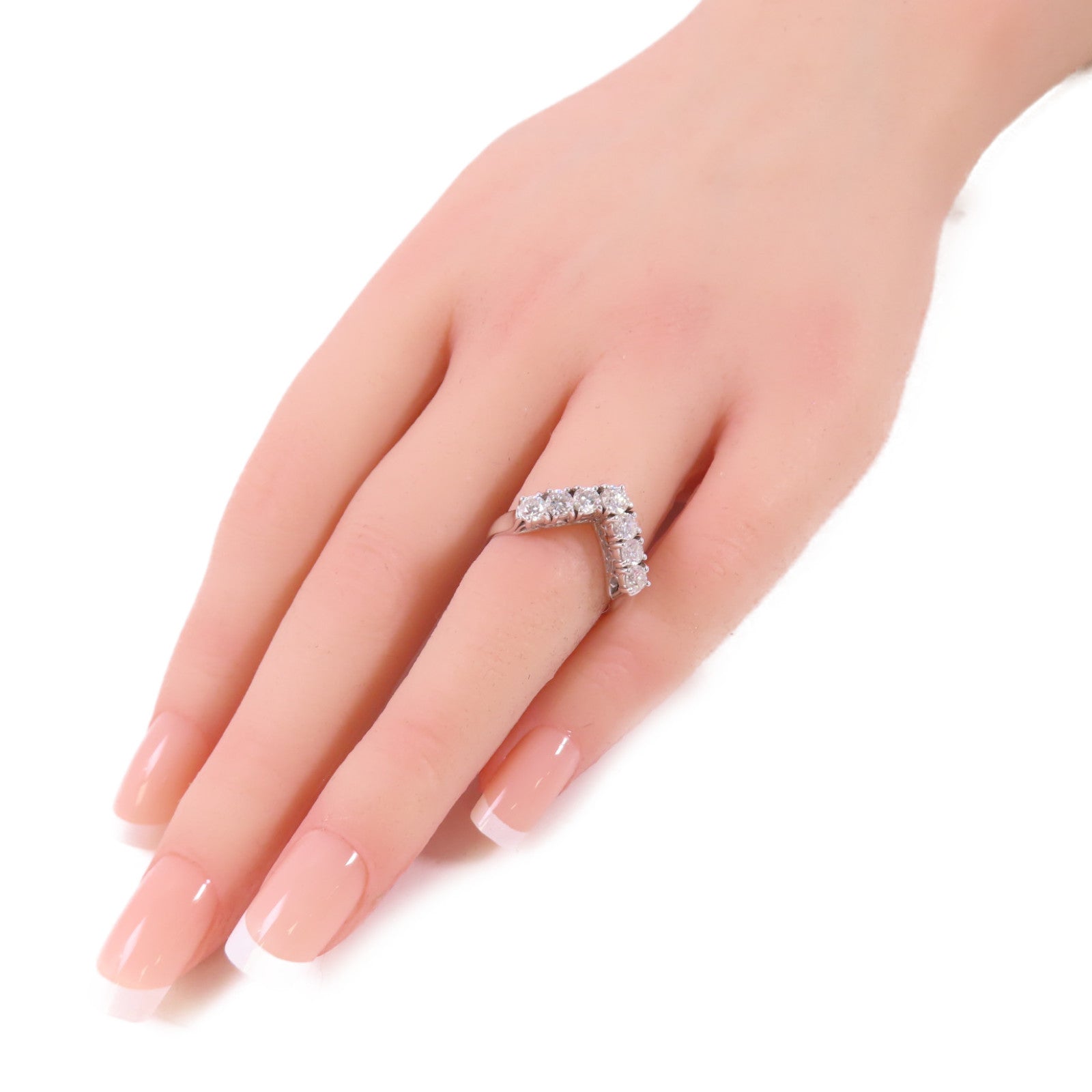 JEWELRY PT900鉑金/1.00ct鑽石Diamond Ring戒指US#5.75