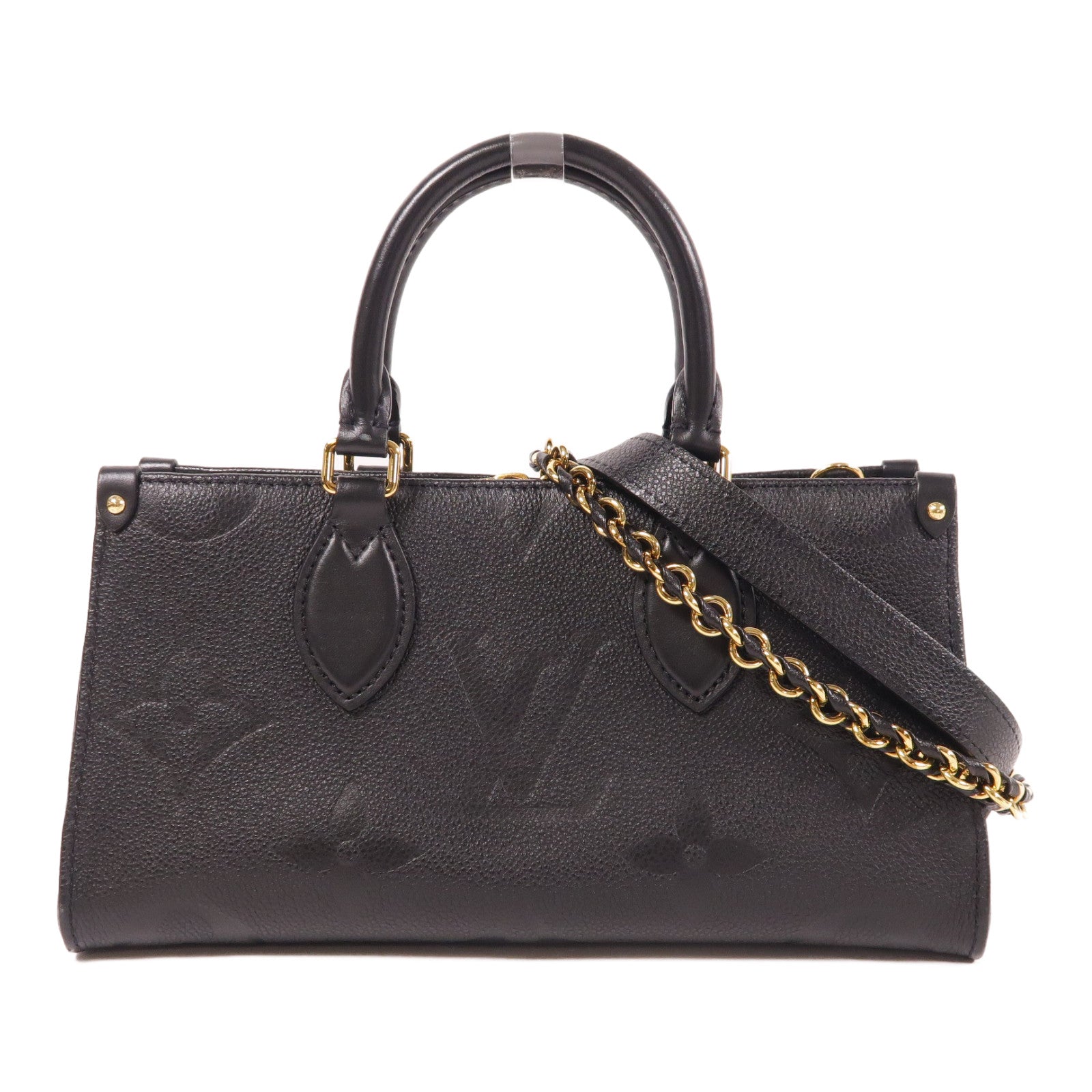LOUIS VUITTON Monogram Empreinte OnTheGo East West金扣手挽肩背兩用袋