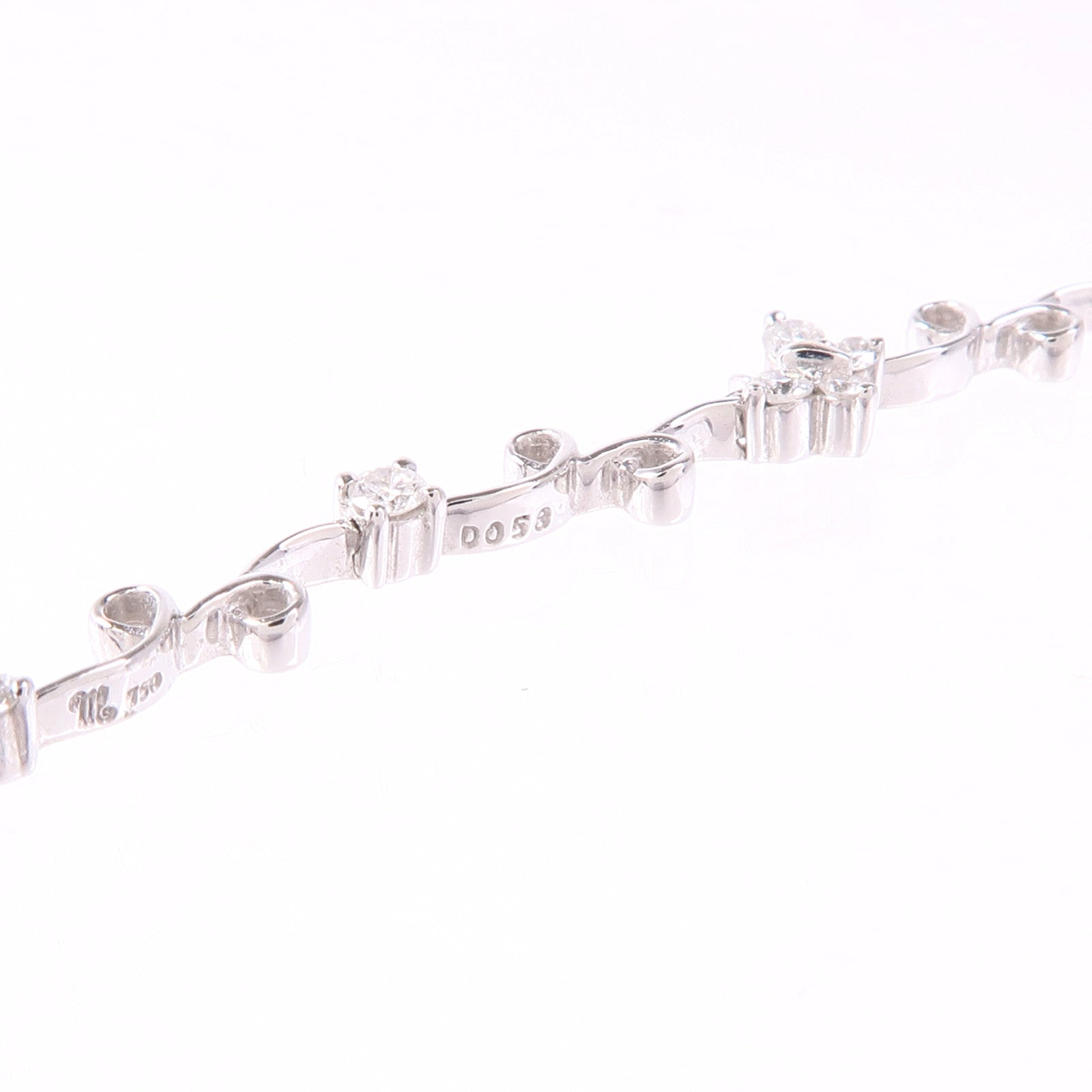 JEWELRY 【激減優惠】18K白金Diamond Bracelet鑽石手鏈