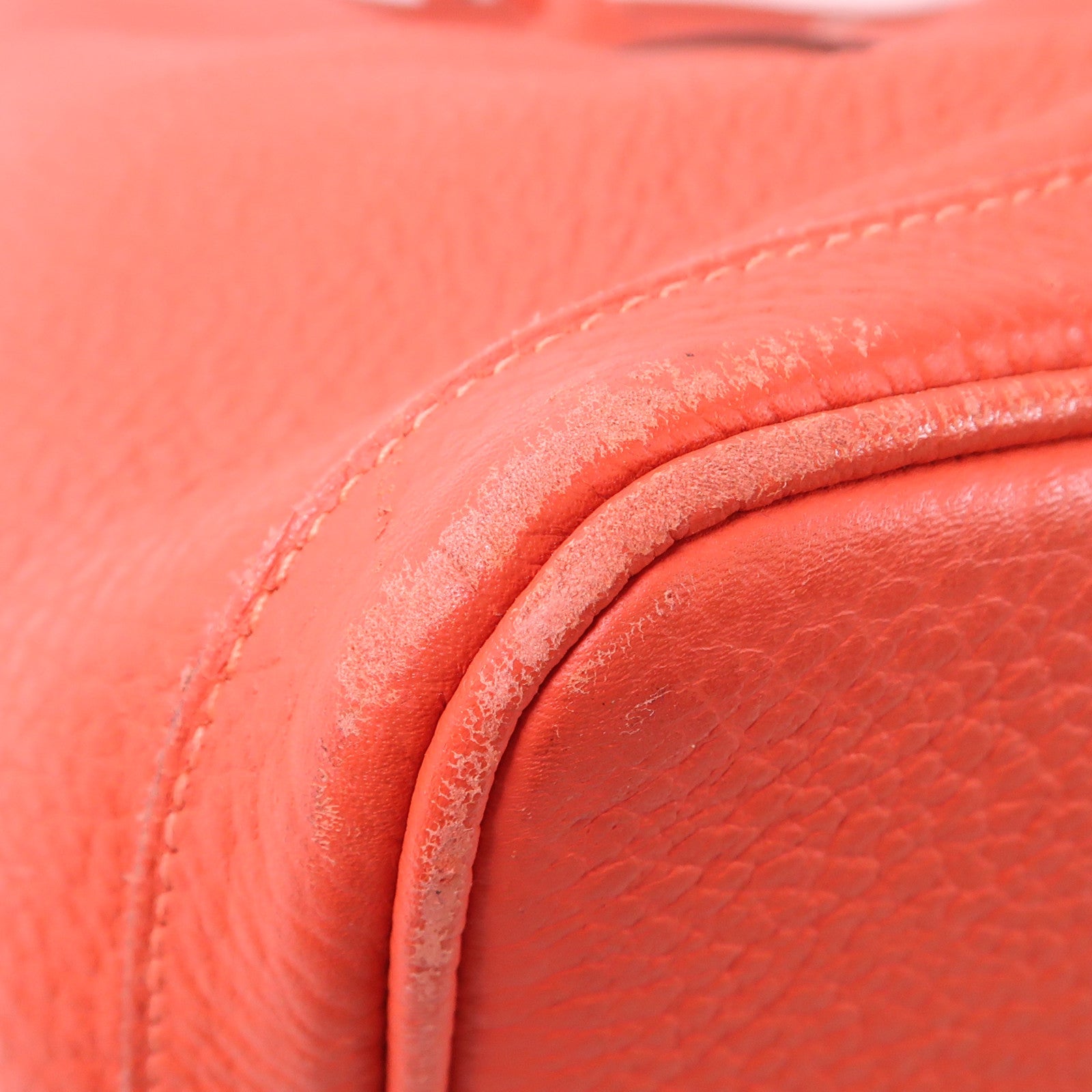 HERMES Negonda皮革GardenParty PM銀扣手挽袋Bougainvillier