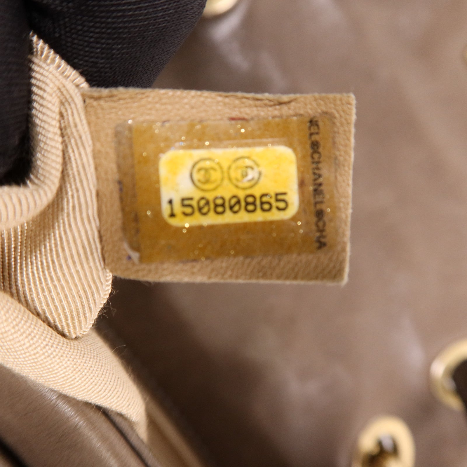 CHANEL 牛皮皮革Shoulder Bag金扣鏈帶肩背袋