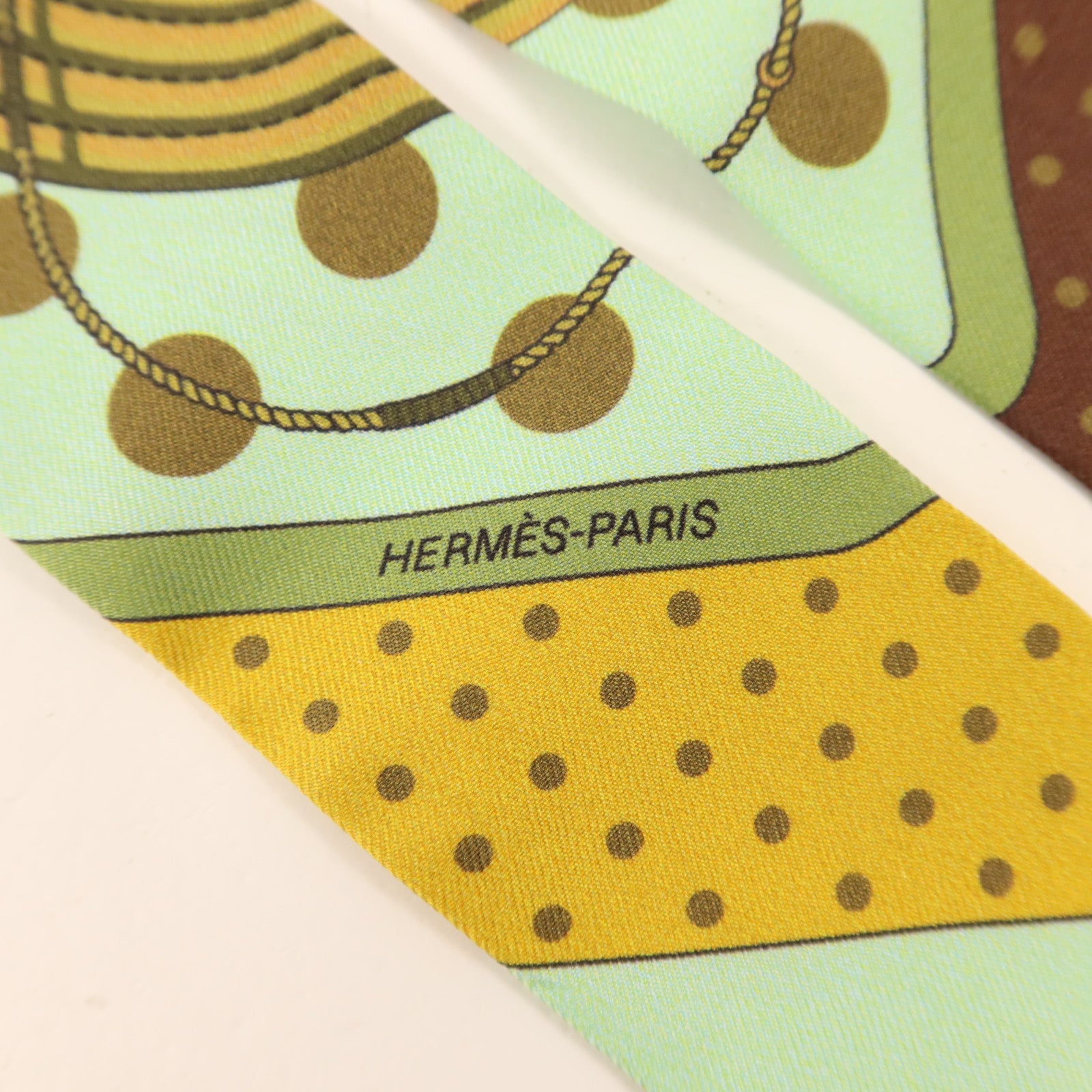 HERMES 絲質Twilly絲巾
