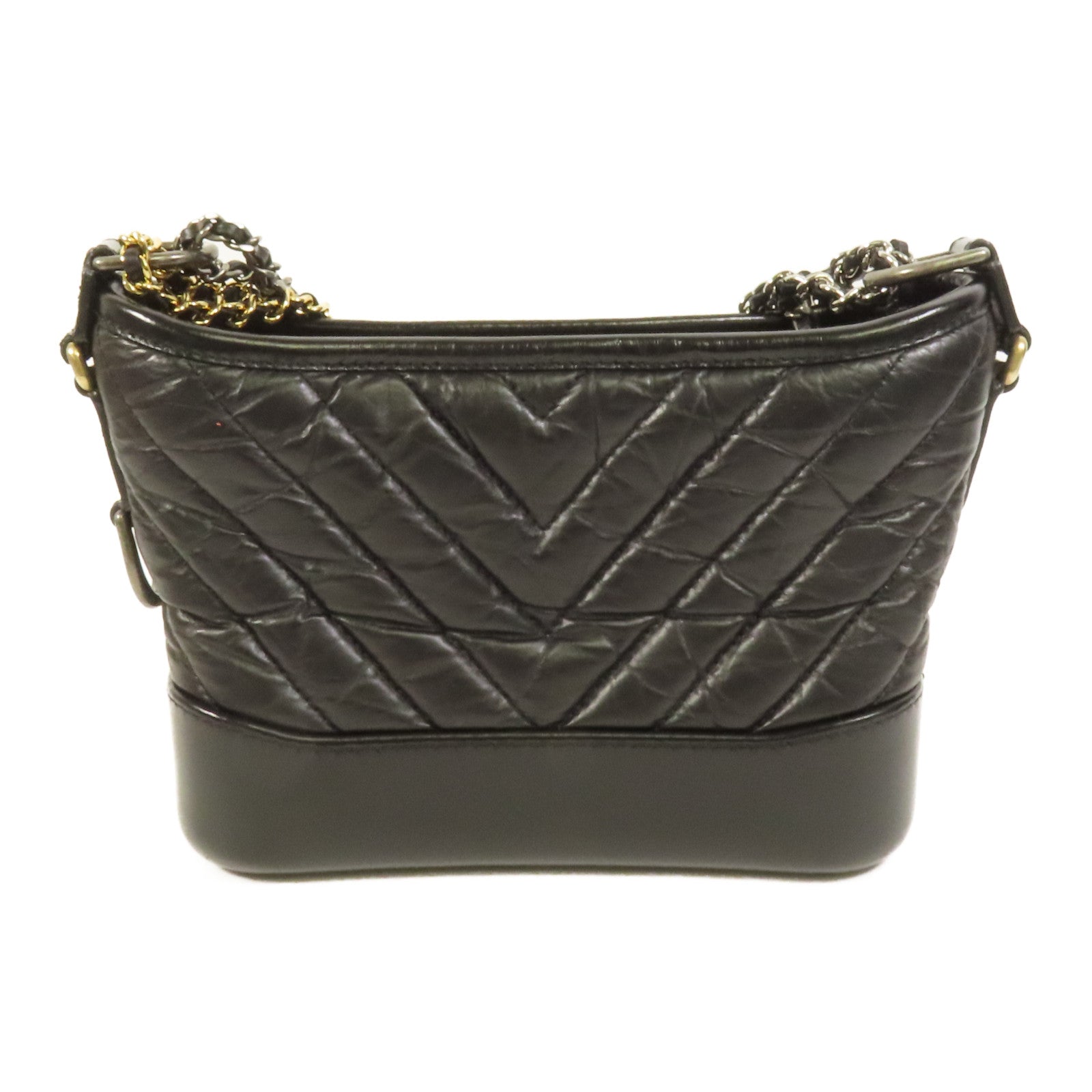 CHANEL 牛皮皮革Gabrielle Small鏈帶肩背袋