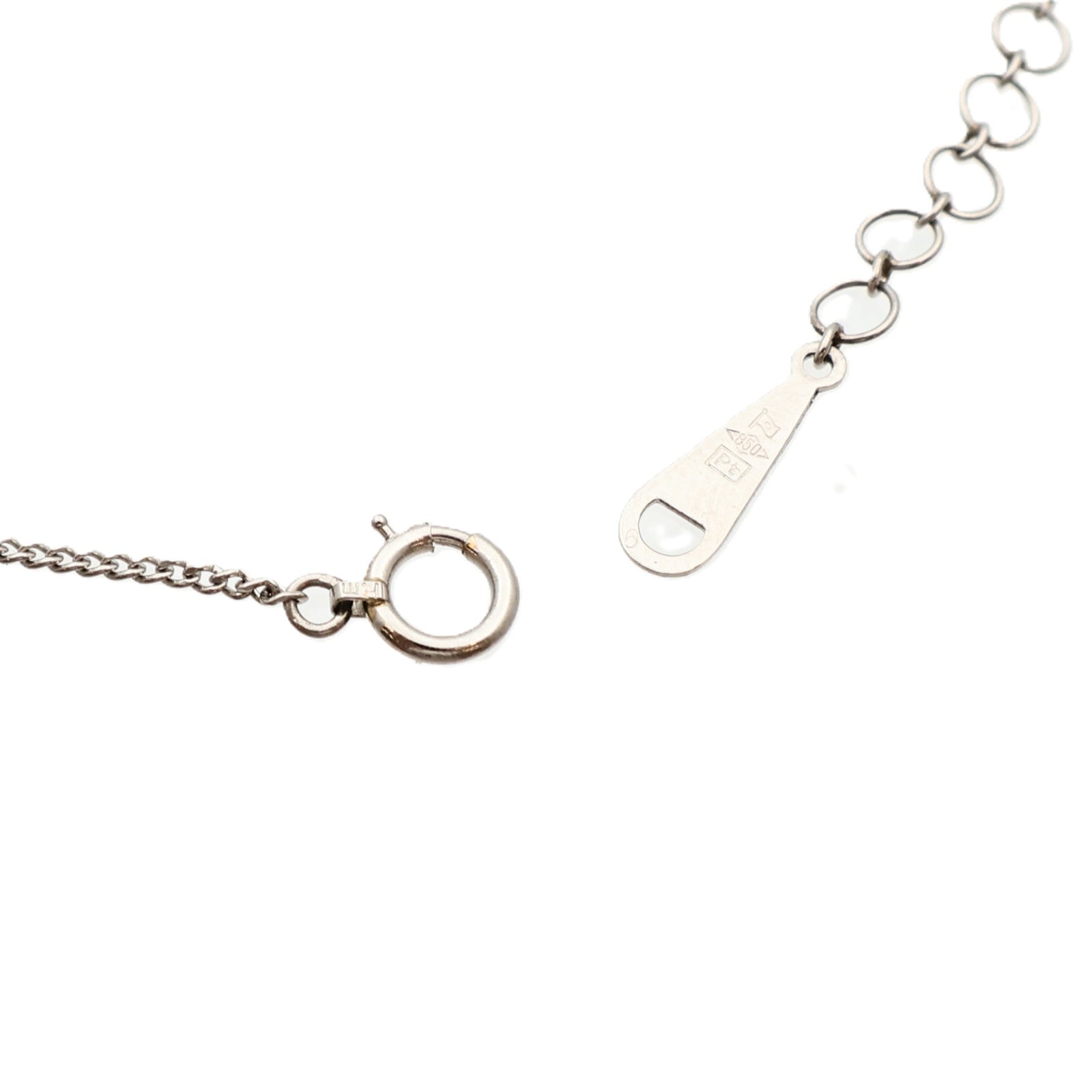 JEWELRY PT900/PT850鉑金Sapphire Necklace藍寶石鑽石項鍊