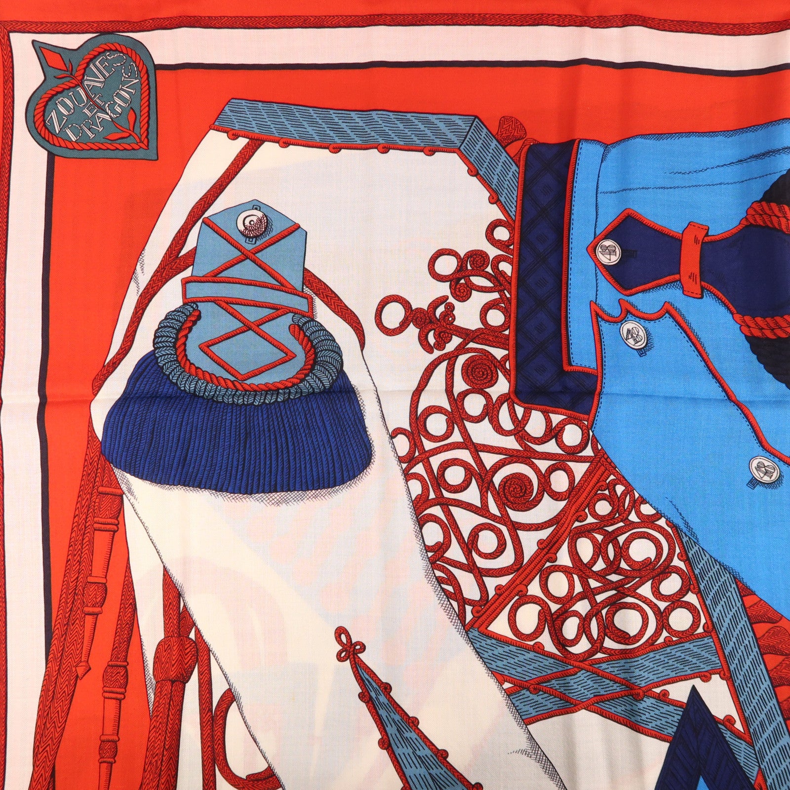 HERMES 羊絨/絲質Scarf圍巾