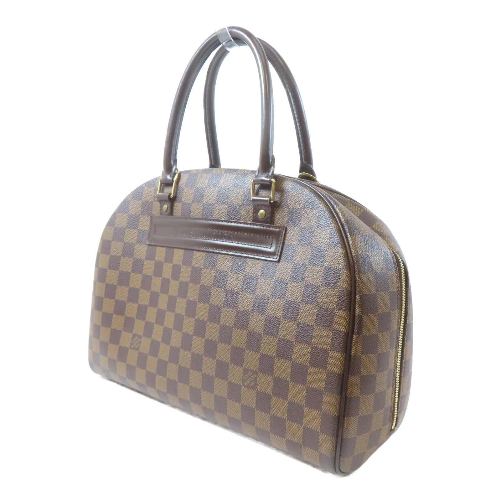 LOUIS VUITTON 【激減優惠】Damier Ebene Nolita金扣手挽袋啡色
