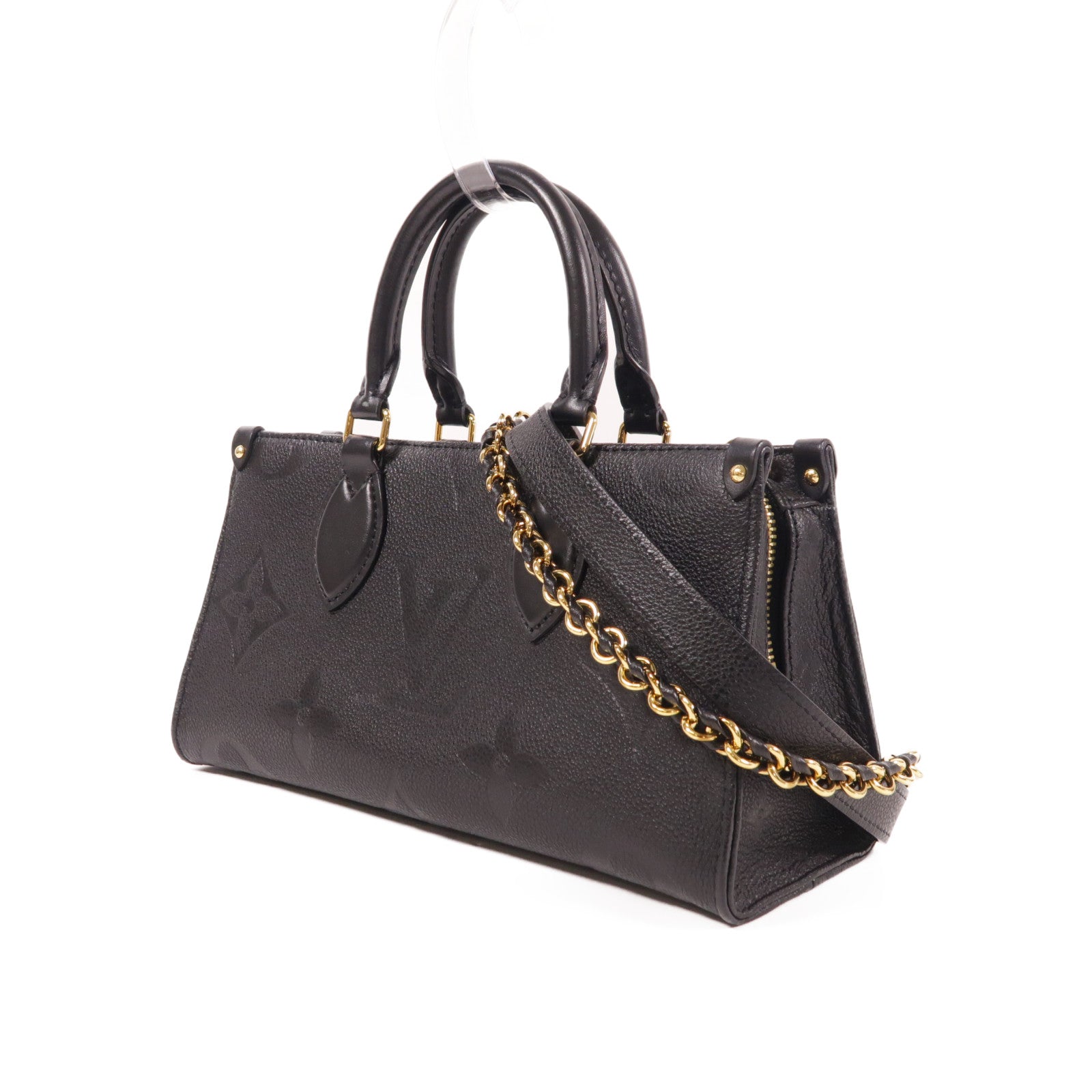 LOUIS VUITTON Monogram Empreinte OnTheGo East West金扣手挽肩背兩用袋