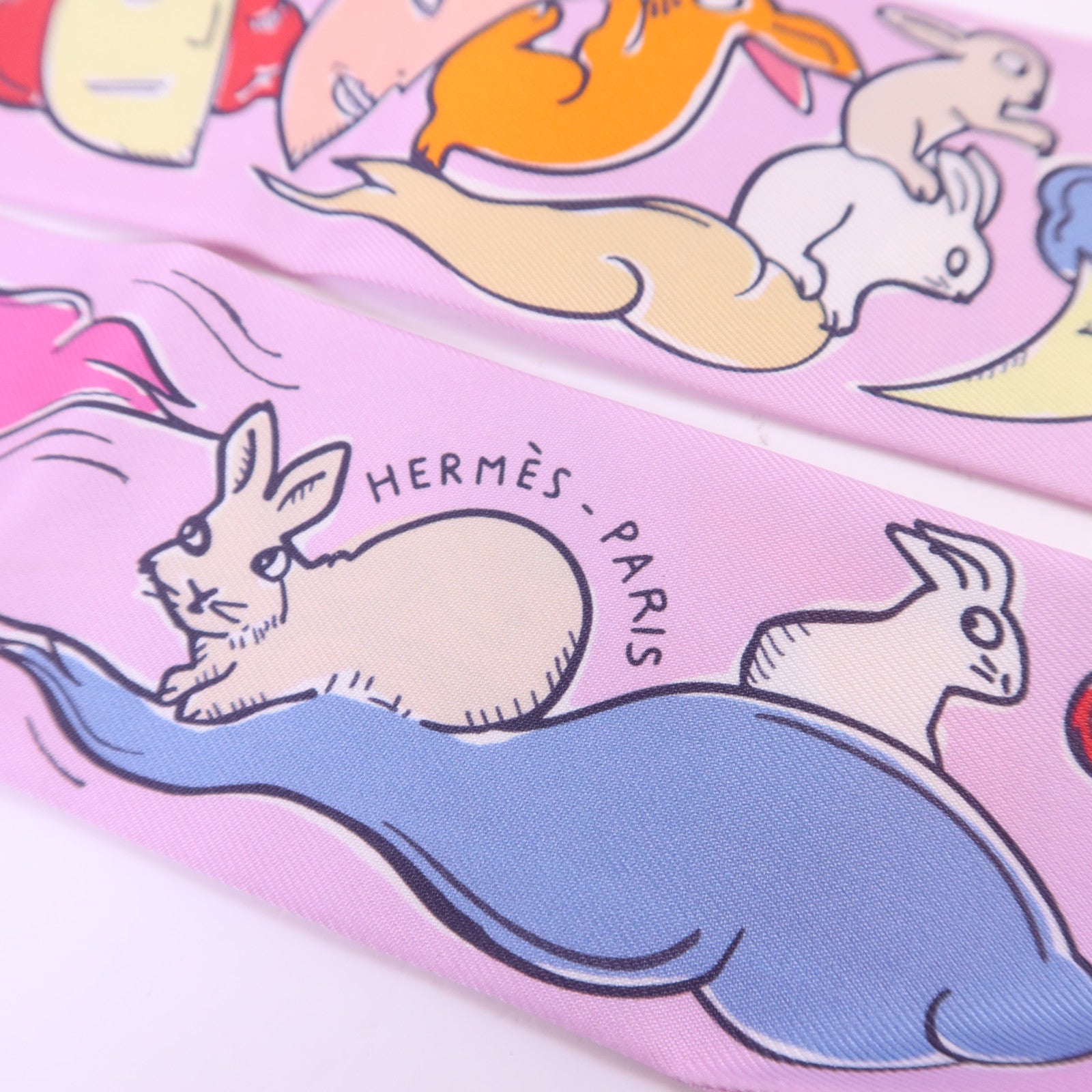 HERMES 絲質Twilly絲巾
